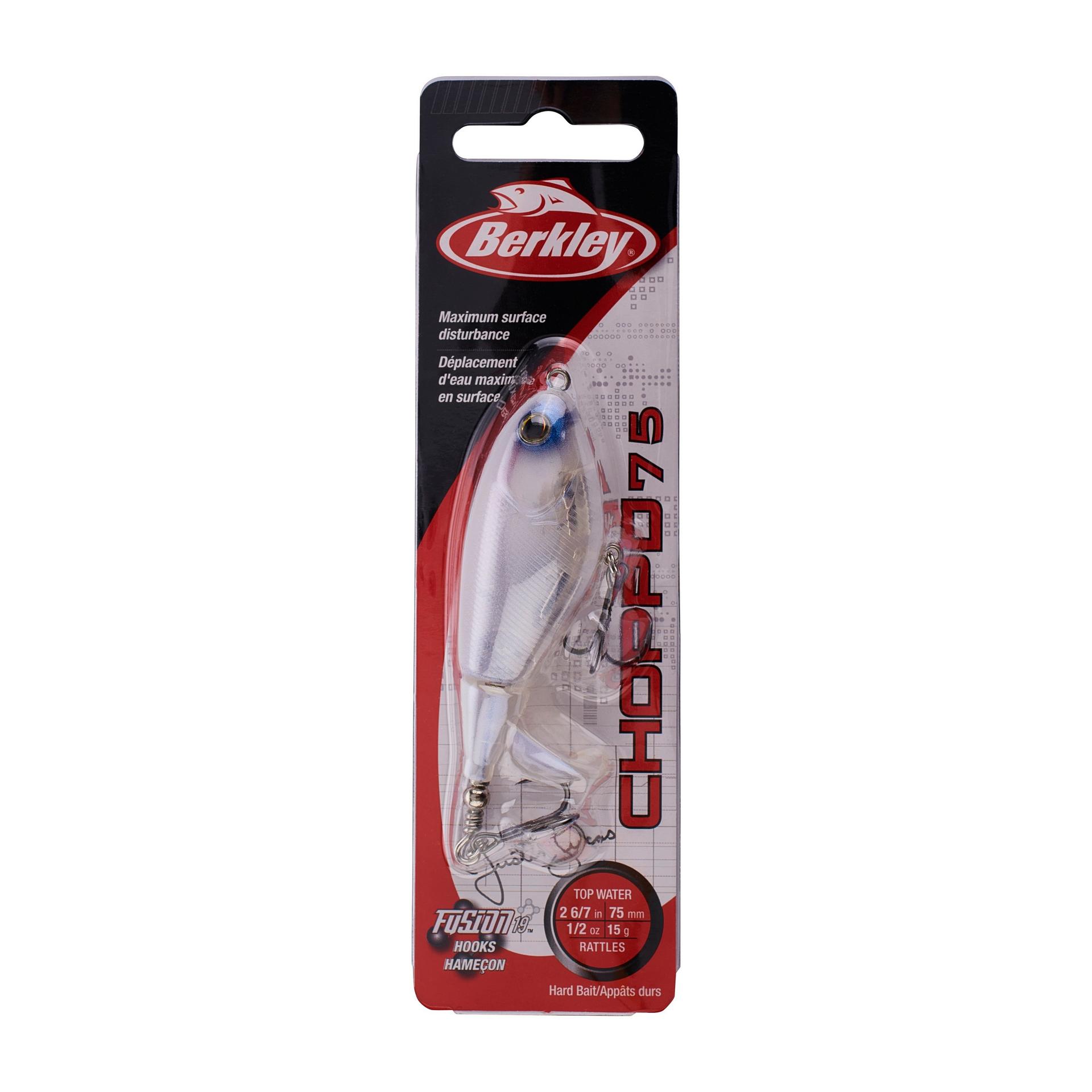 Berkley Choppo GhostWhite 75 PKG | Berkley Fishing