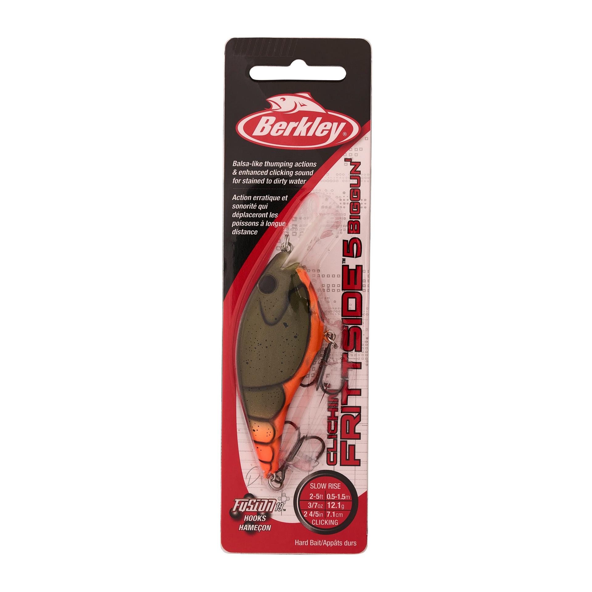 Berkley ClickinFrittside 5Biggun FiretailGreenCraw PKG | Berkley Fishing