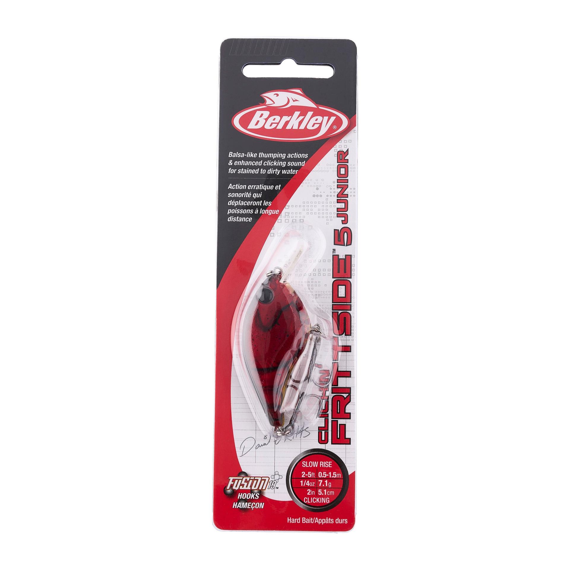 Berkley ClickinFrittside 5Junior GhostRedCraw PKG | Berkley Fishing