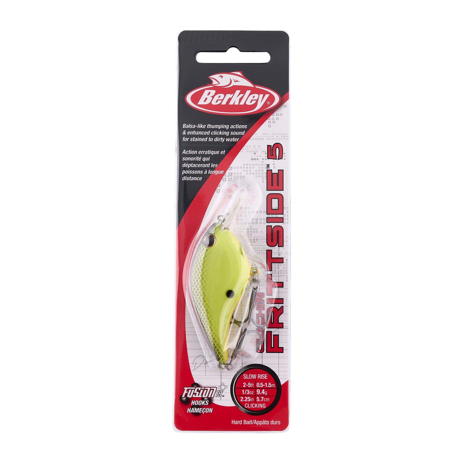 Berkley ClickinFrittside 5 BlackChartreuse PKG | Berkley Fishing