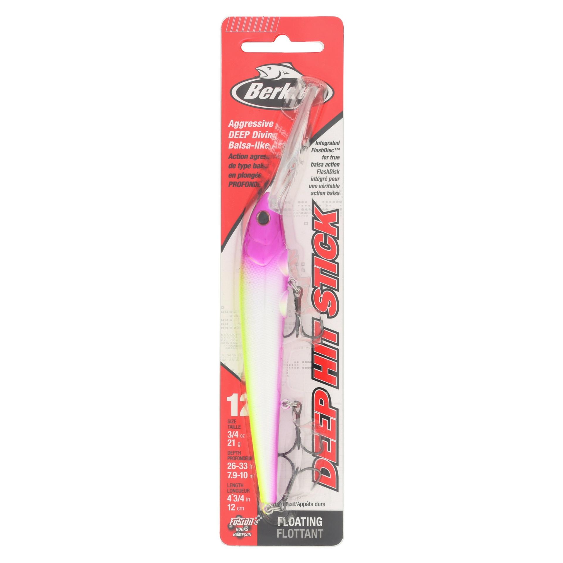 Berkley DeepHitStick 12 PinkLemonade PKG | Berkley Fishing