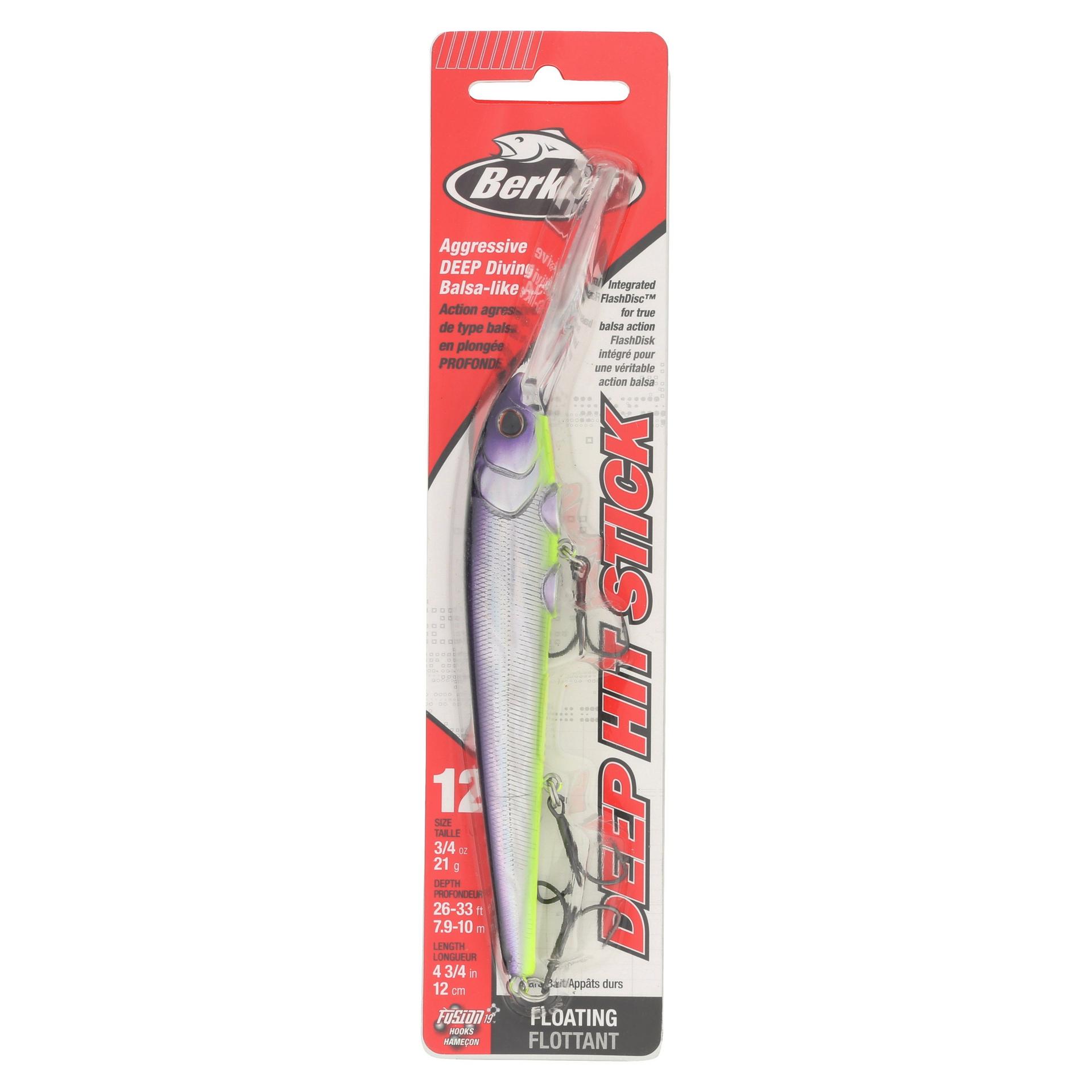 Berkley DeepHitStick 12 PurpleSlime PKG | Berkley Fishing