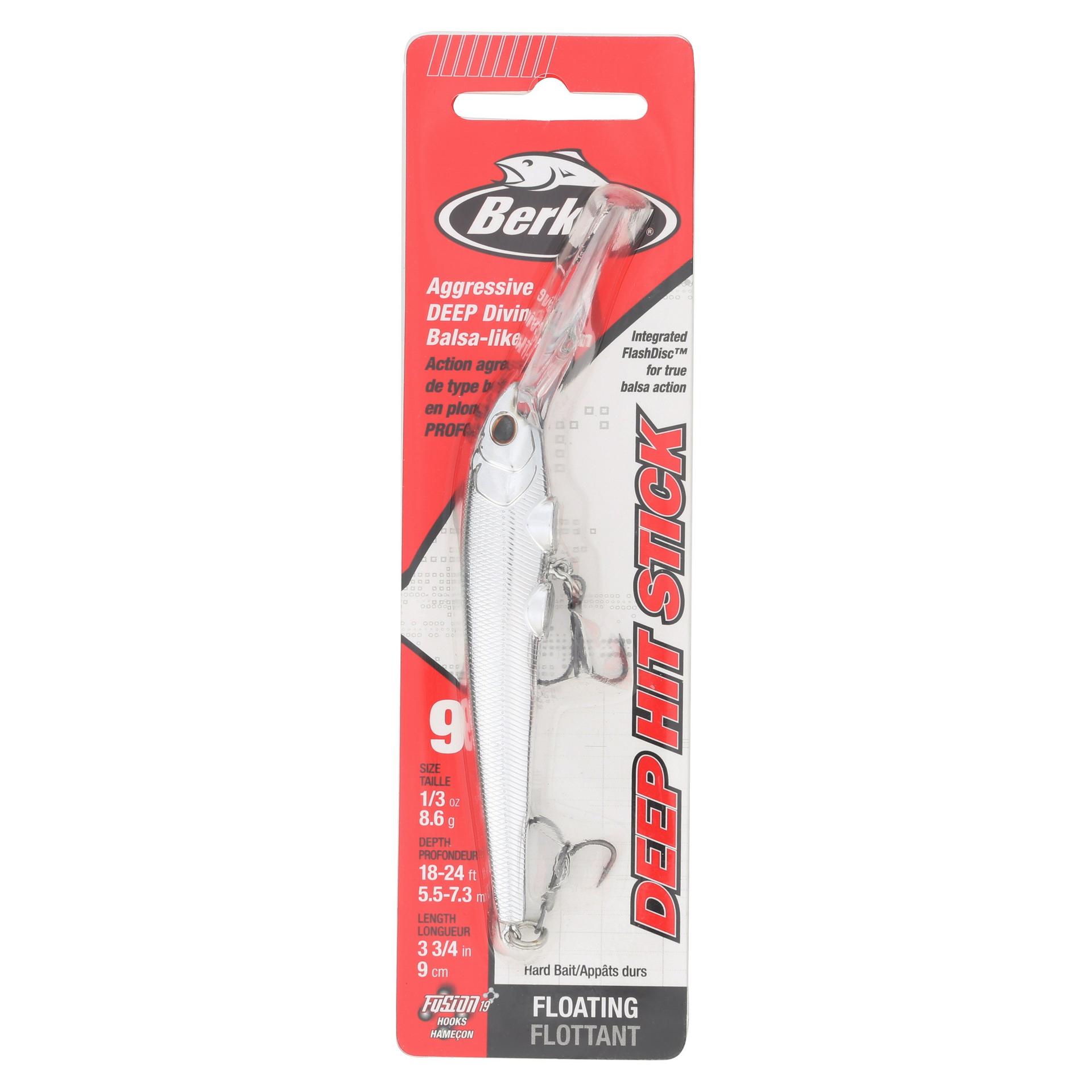 Berkley DeepHitStick 9 Chrome PKG | Berkley Fishing