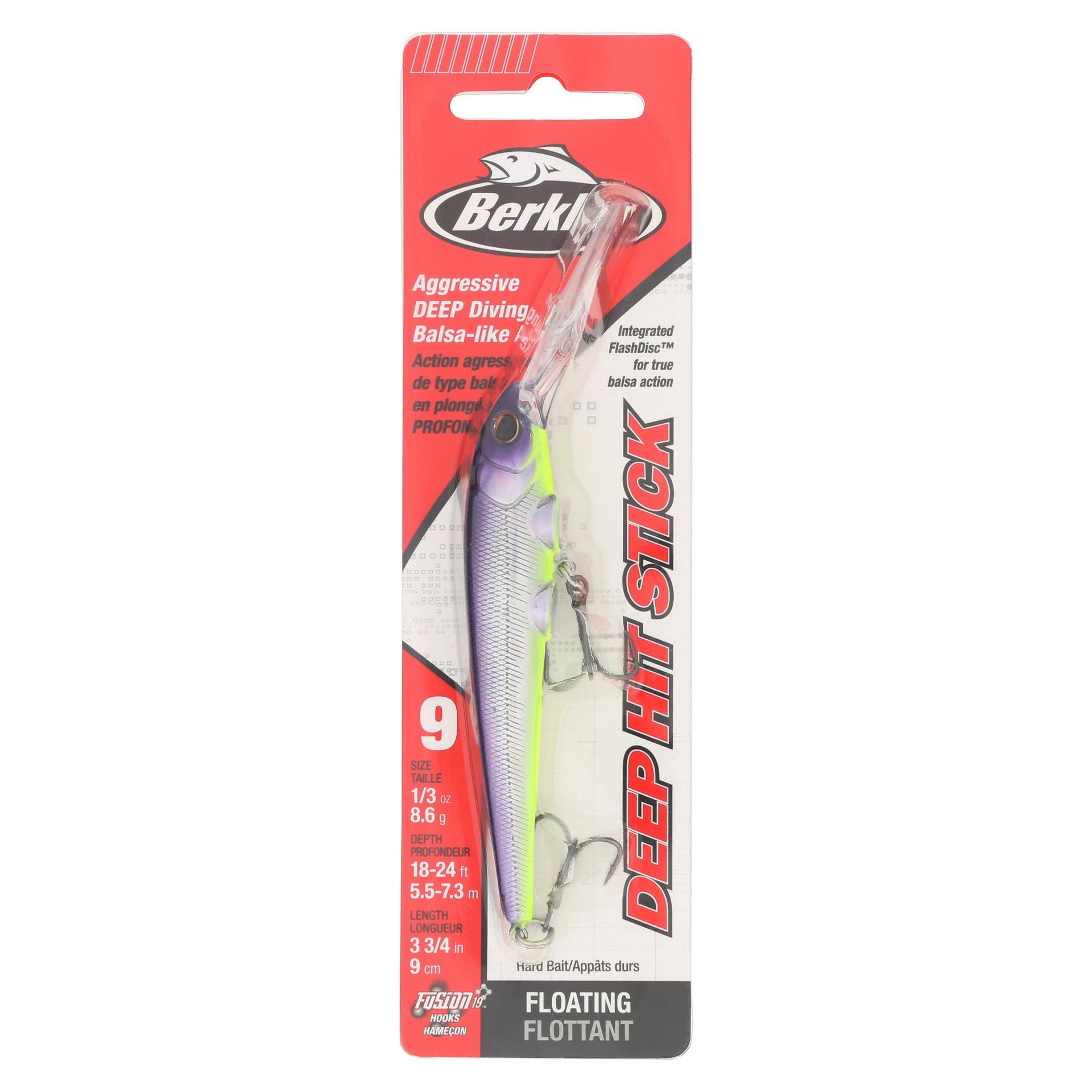 Berkley DeepHitStick 9 PurpleSlime PKG | Berkley Fishing