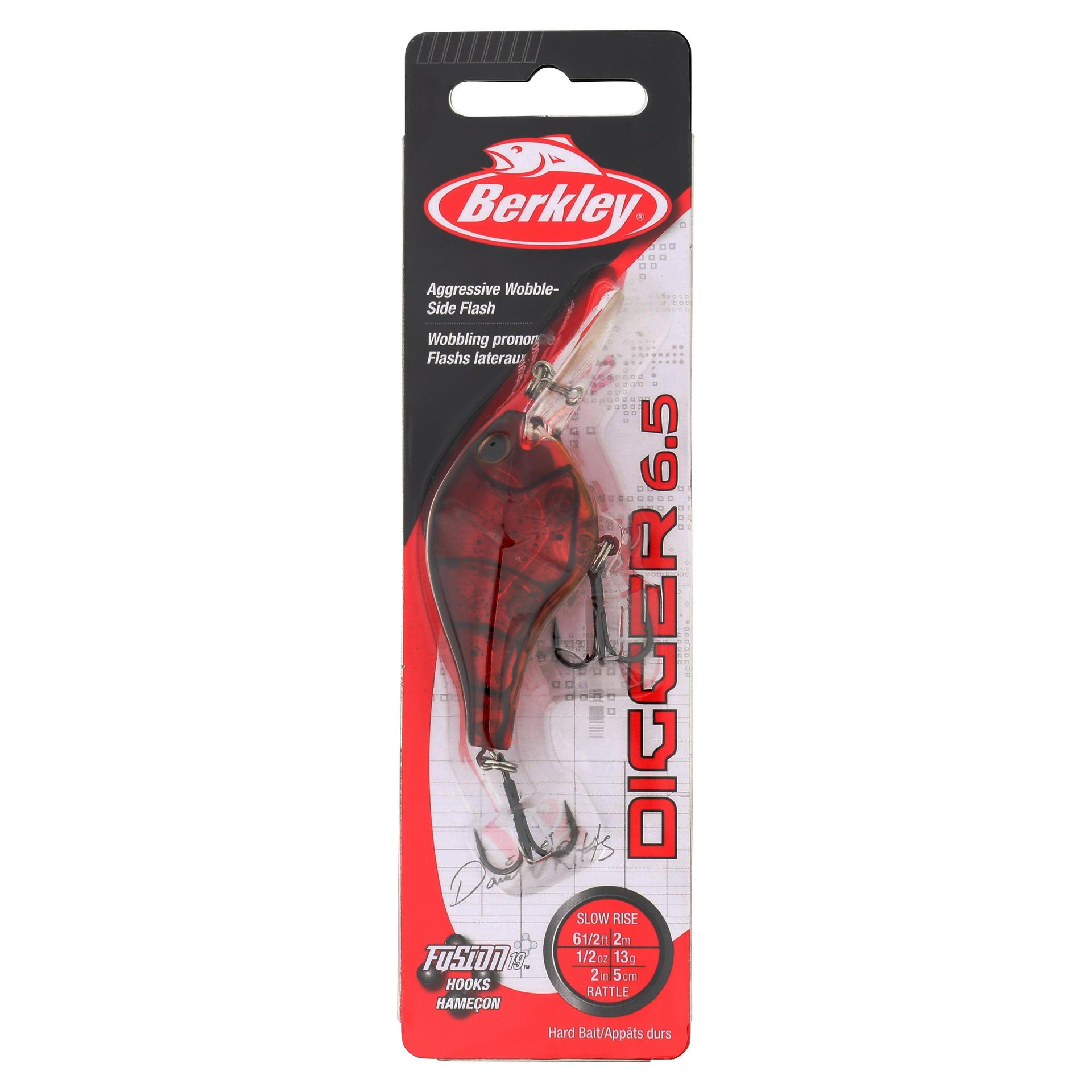 Berkley Digger 65 GhostRedCraw PKG | Berkley Fishing