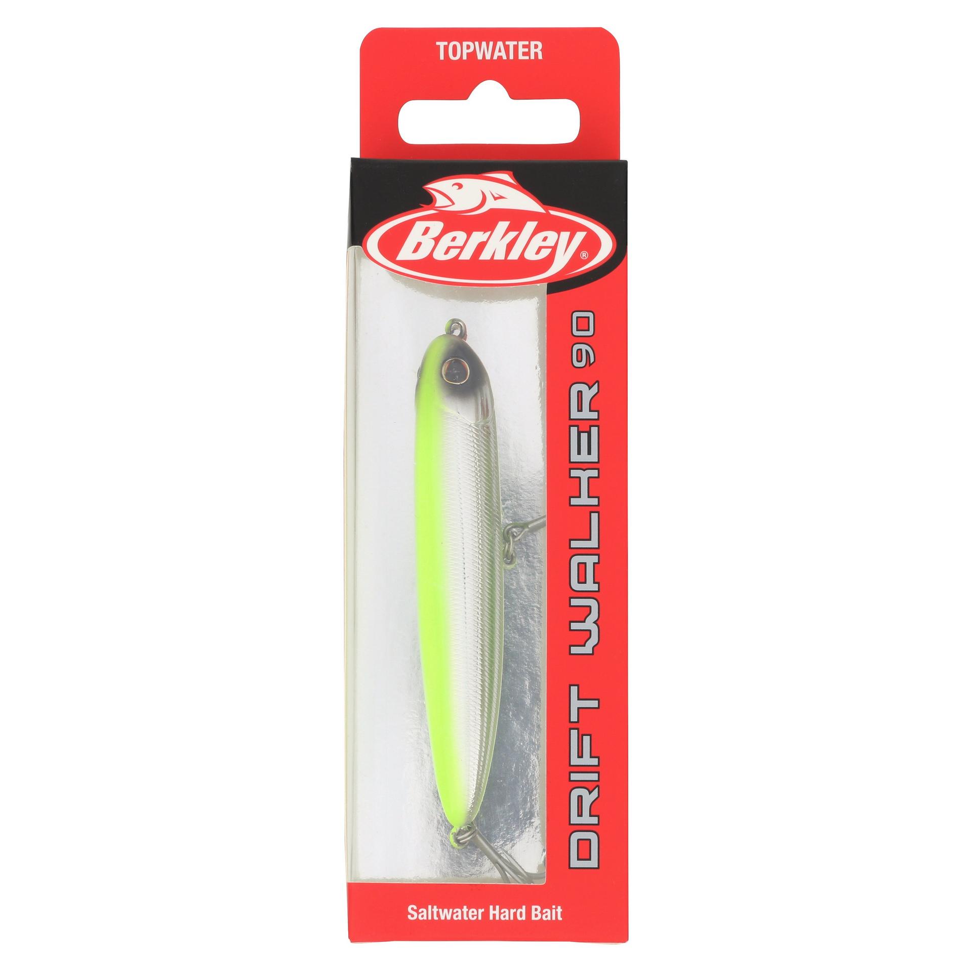 Berkley DriftwalkerSaltwater 90 ChromeChartreuse PKG | Berkley Fishing