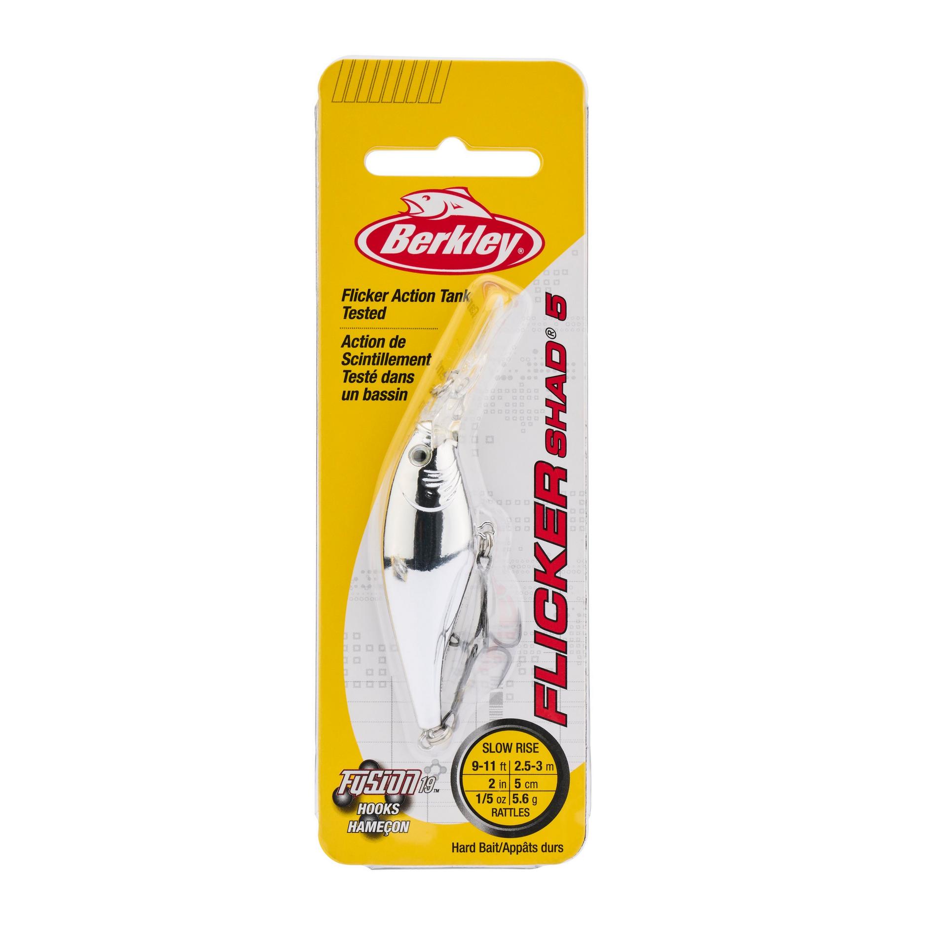 Berkley FlickerShad 5 Chrome PKG | Berkley Fishing