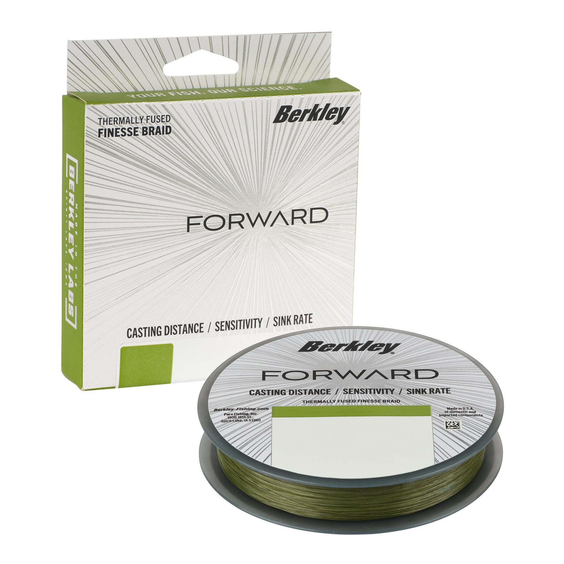 Berkley Forward Finesse Braid - Low-Vis Green - 4 lb. Berkley Forward Finesse Braid - Low-Vis Green - 4 lb.