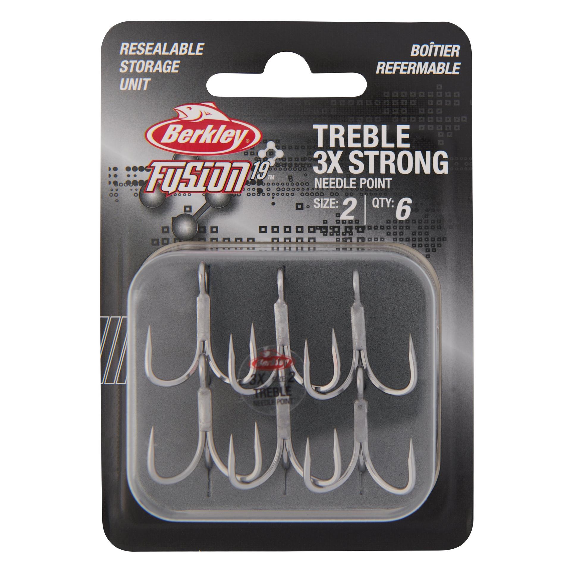 Berkley Fusion19Treble3xHooks 2 PKG | Berkley Fishing