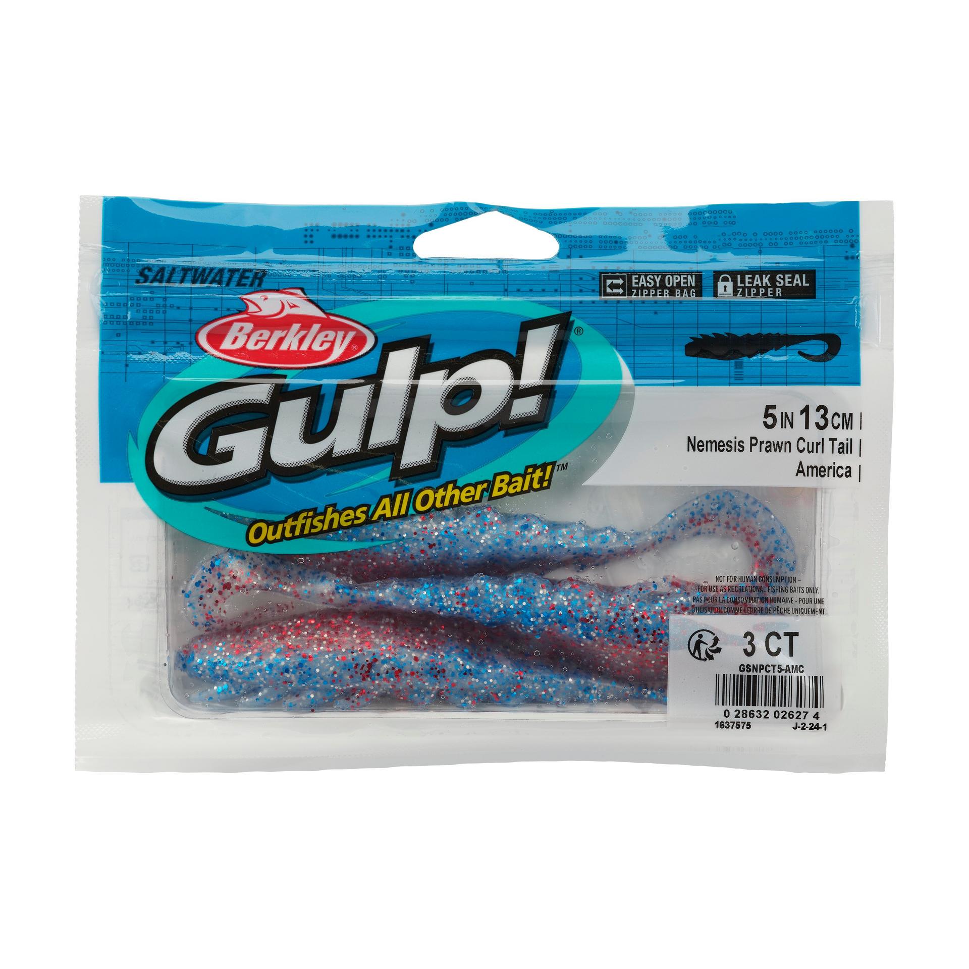 Gulp!® Saltwater Nemesis Prawn Curl Tail