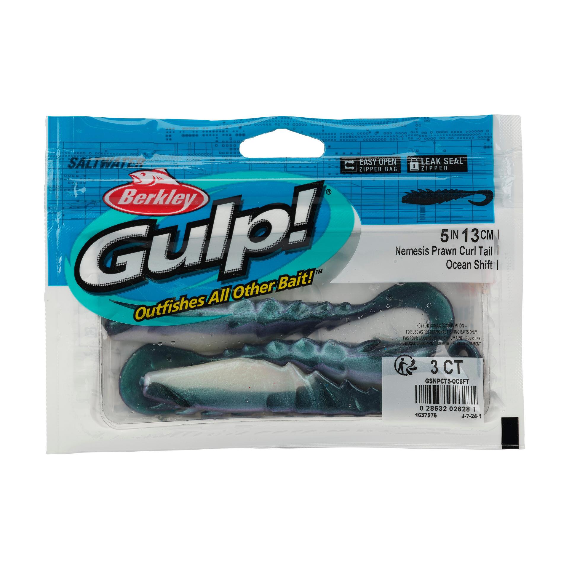 Gulp!® Saltwater Nemesis Prawn Curl Tail