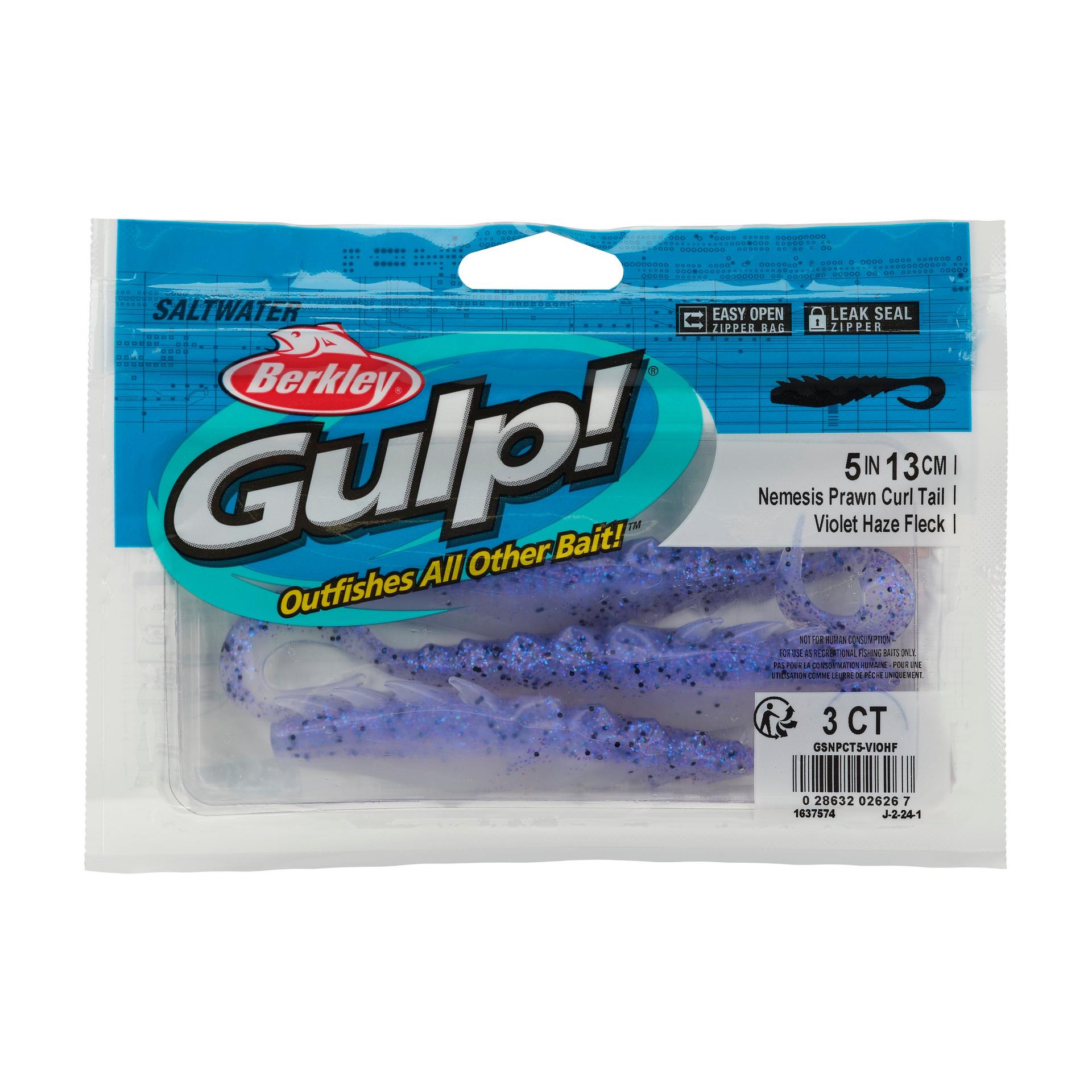 Gulp!® Saltwater Nemesis Prawn Curl Tail