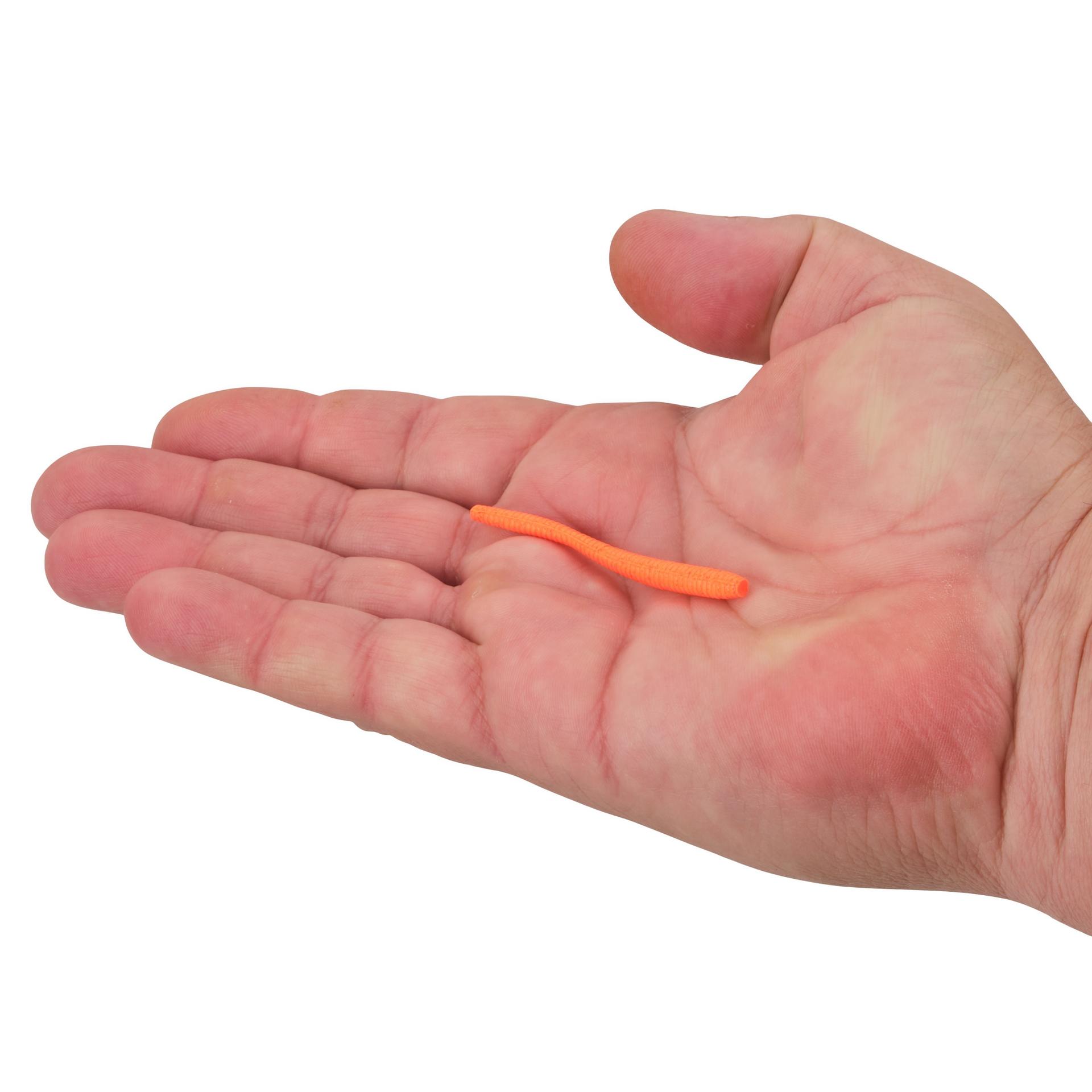 Berkley Gulp!FloatingTroutWorm FluorescentOrange 3in HAND | Berkley Fishing