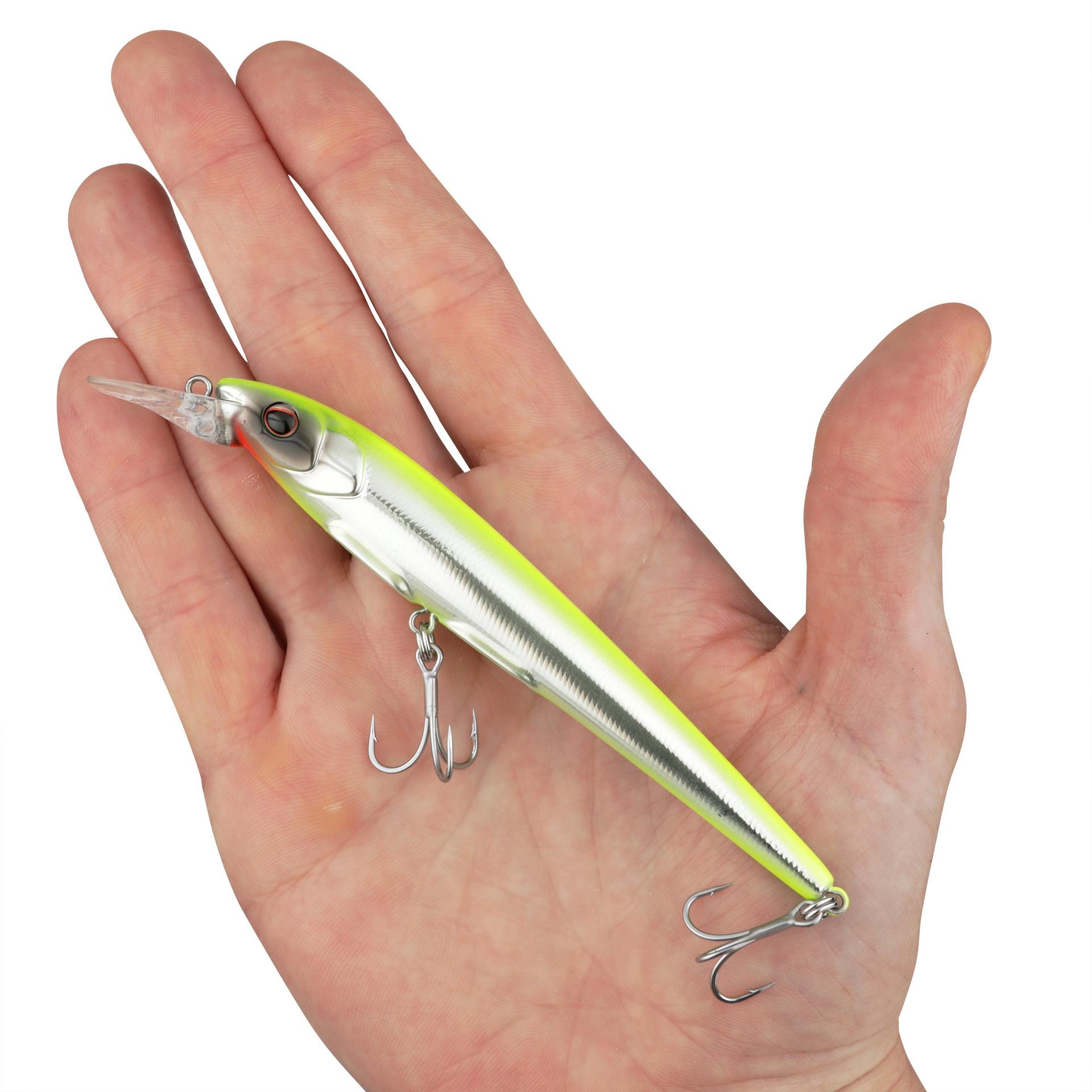 Berkley HitStickSaltwater 120 ChromeChartreuse HAND | Berkley Fishing