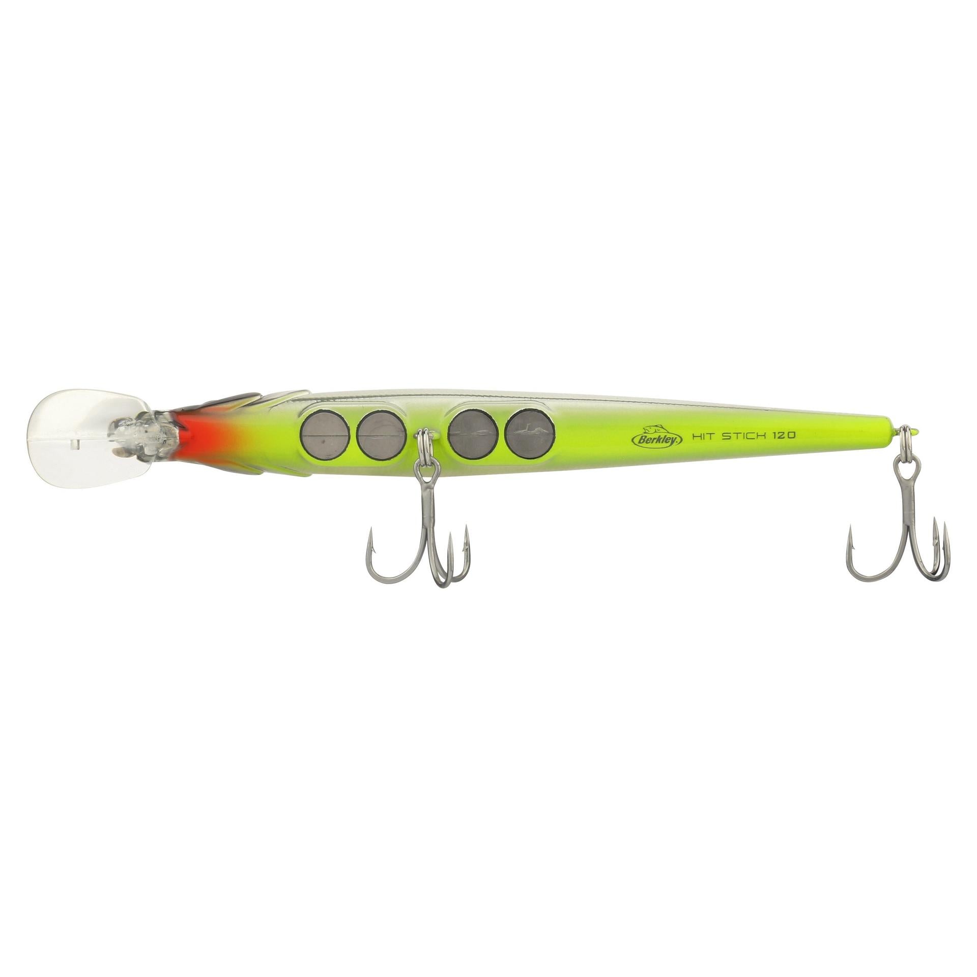 Berkley HitStickSaltwater 120 ChromeChartreuse alt4 | Berkley Fishing