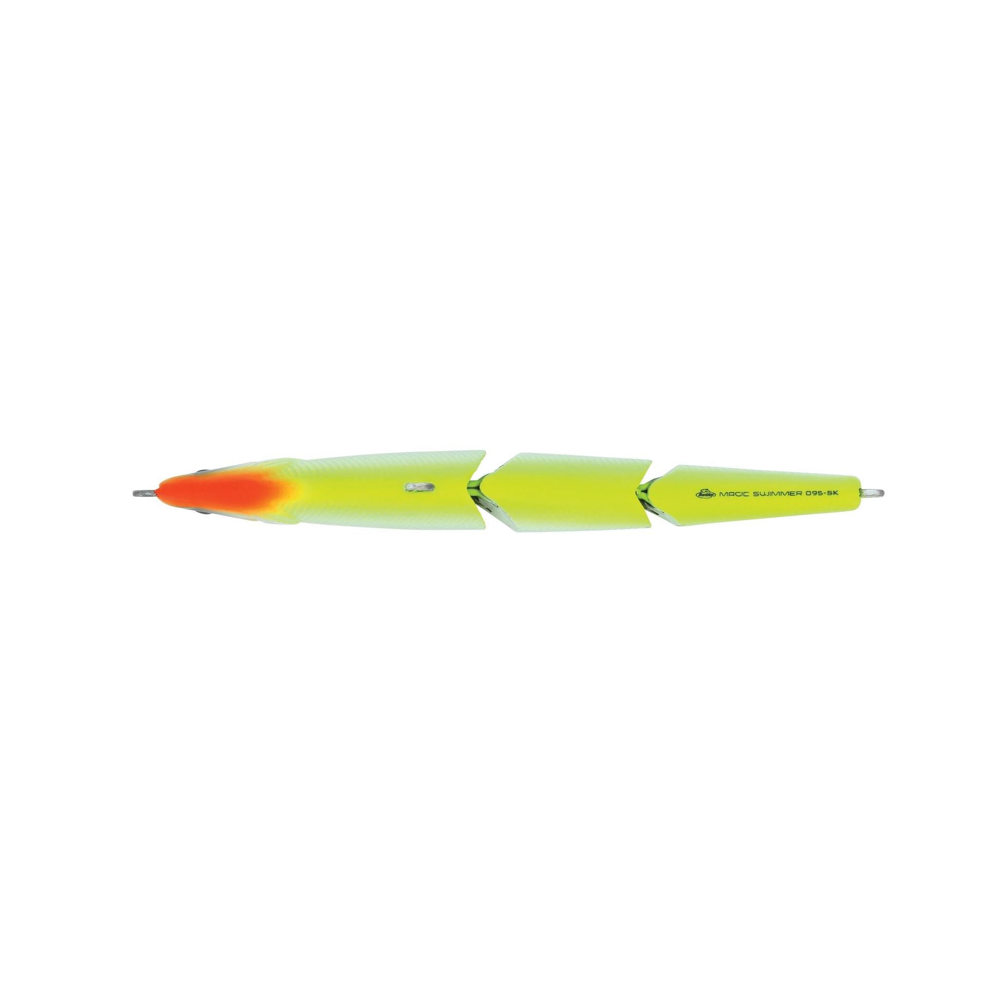 Berkley MagicSwimmer ChromeChartreuse 95 alt4 | Berkley Fishing