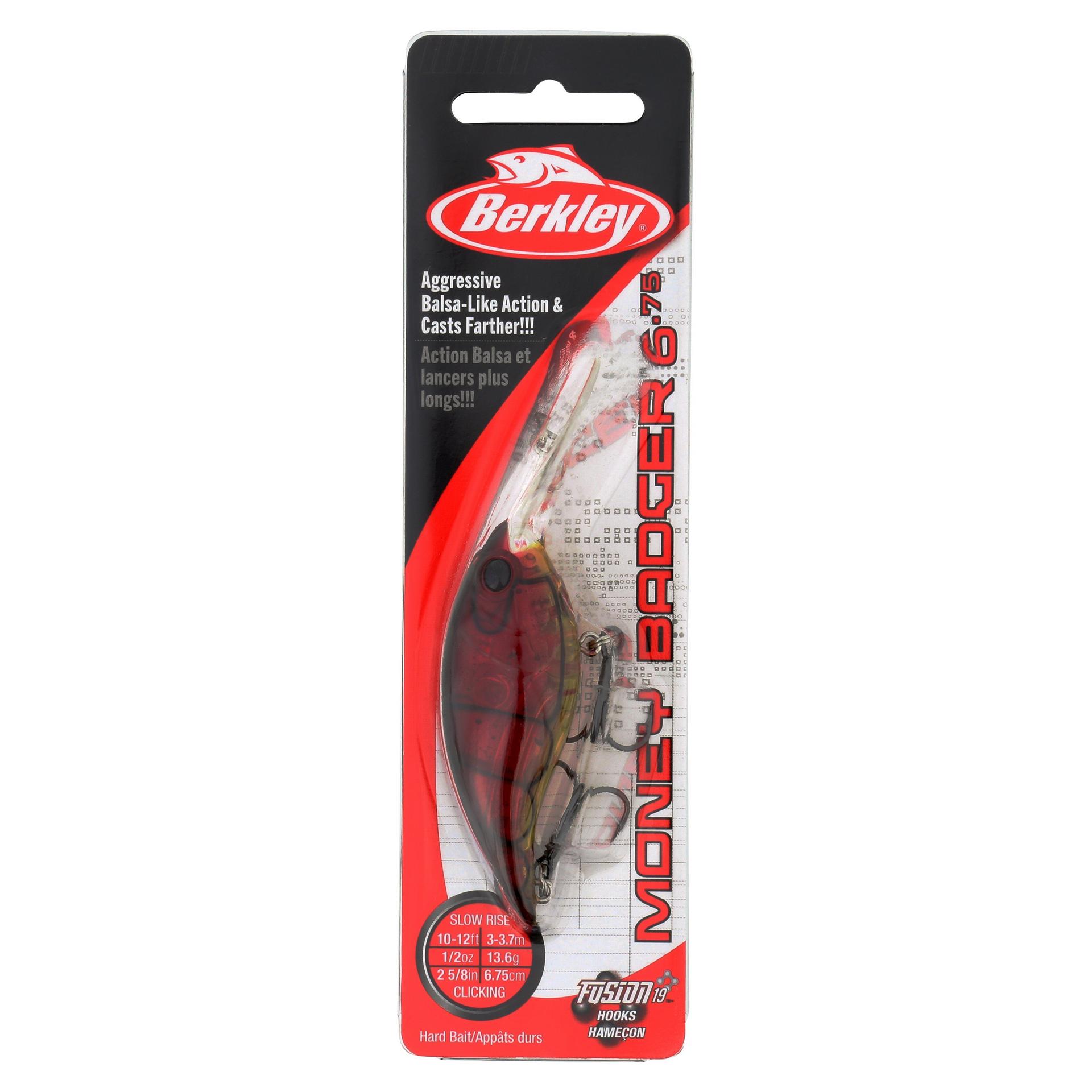 Berkley MoneyBadger 675 GhostRedCraw PKG | Berkley Fishing