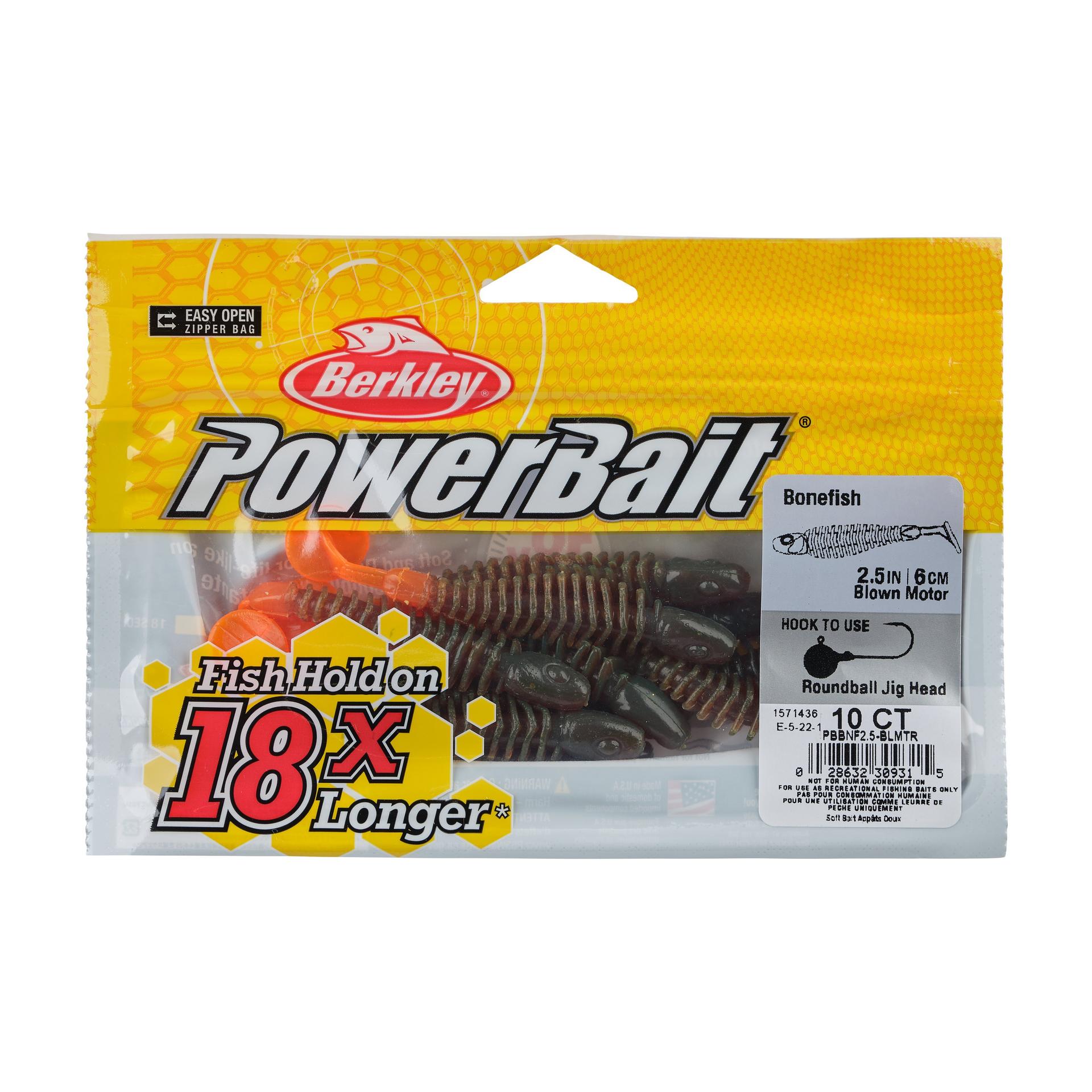 Berkley PowerBaitBonefish 2.5 BlownMotor PKG | Berkley Fishing