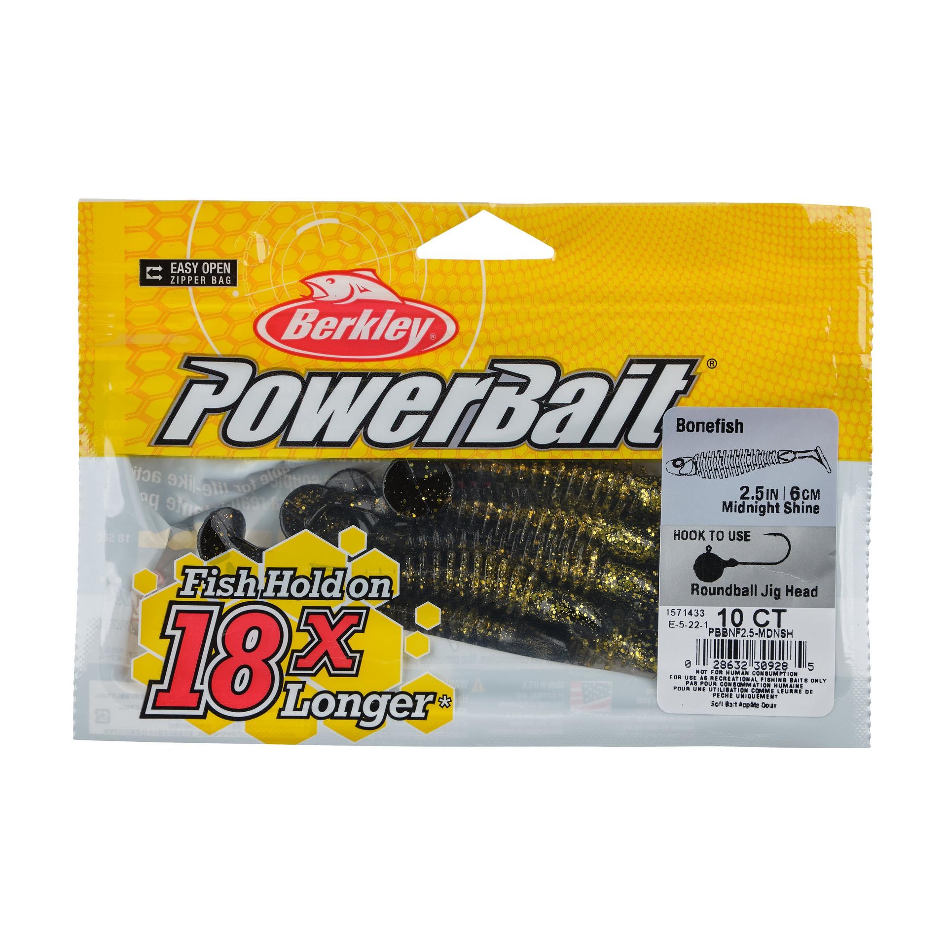 Berkley PowerBaitBonefish 2.5 MidnightShine PKG | Berkley Fishing