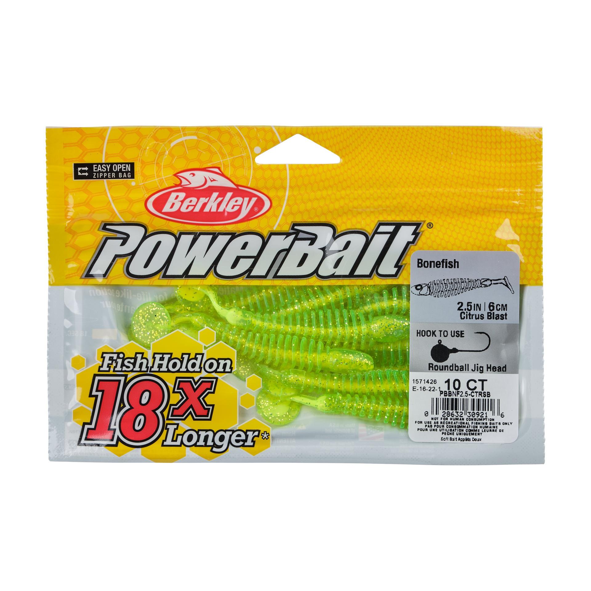 Berkley PowerBaitBonefish 2.5 CitrusBlast PKG | Berkley Fishing