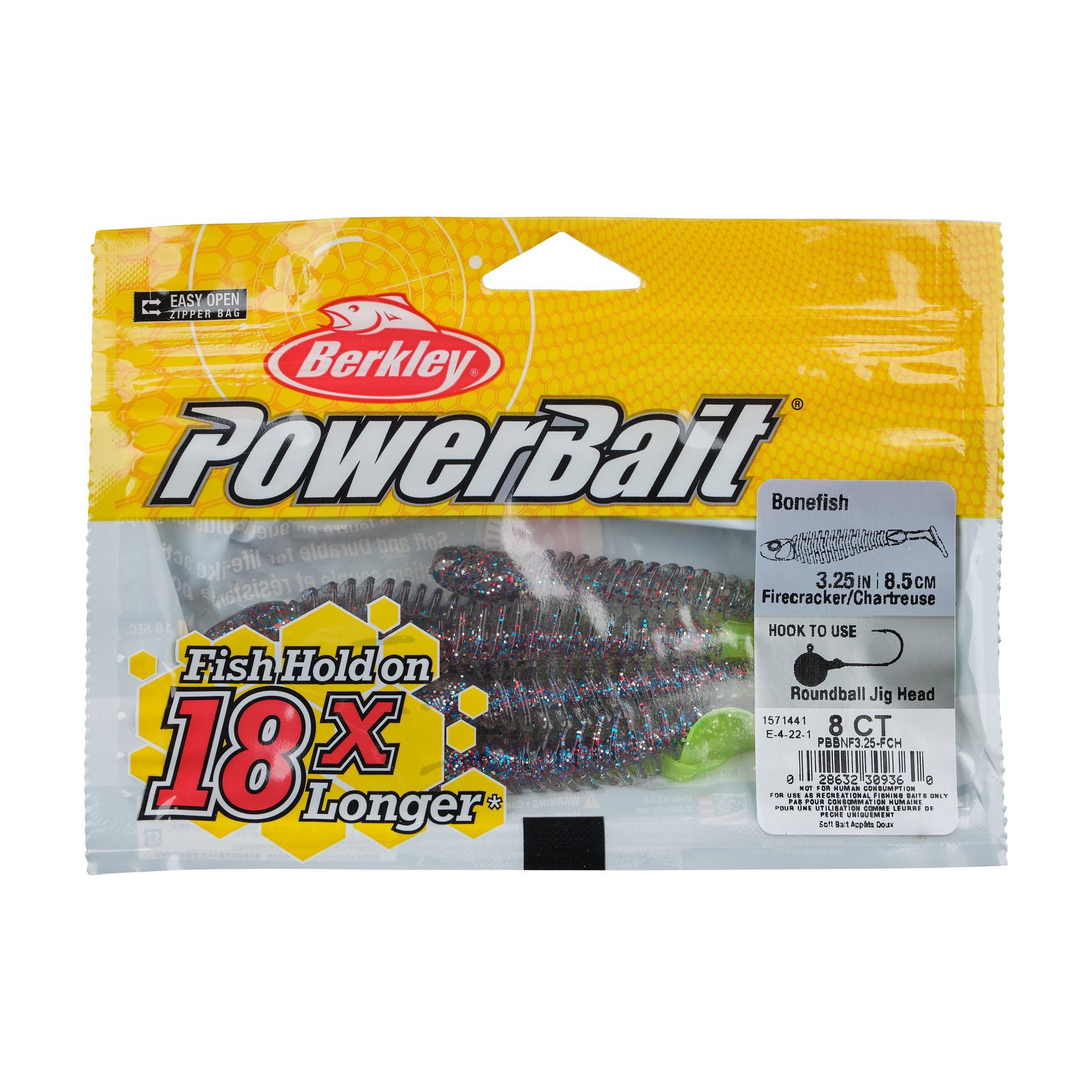 Berkley PowerBaitBonefish 3.25 FirecrackerChartreuse PKG | Berkley Fishing