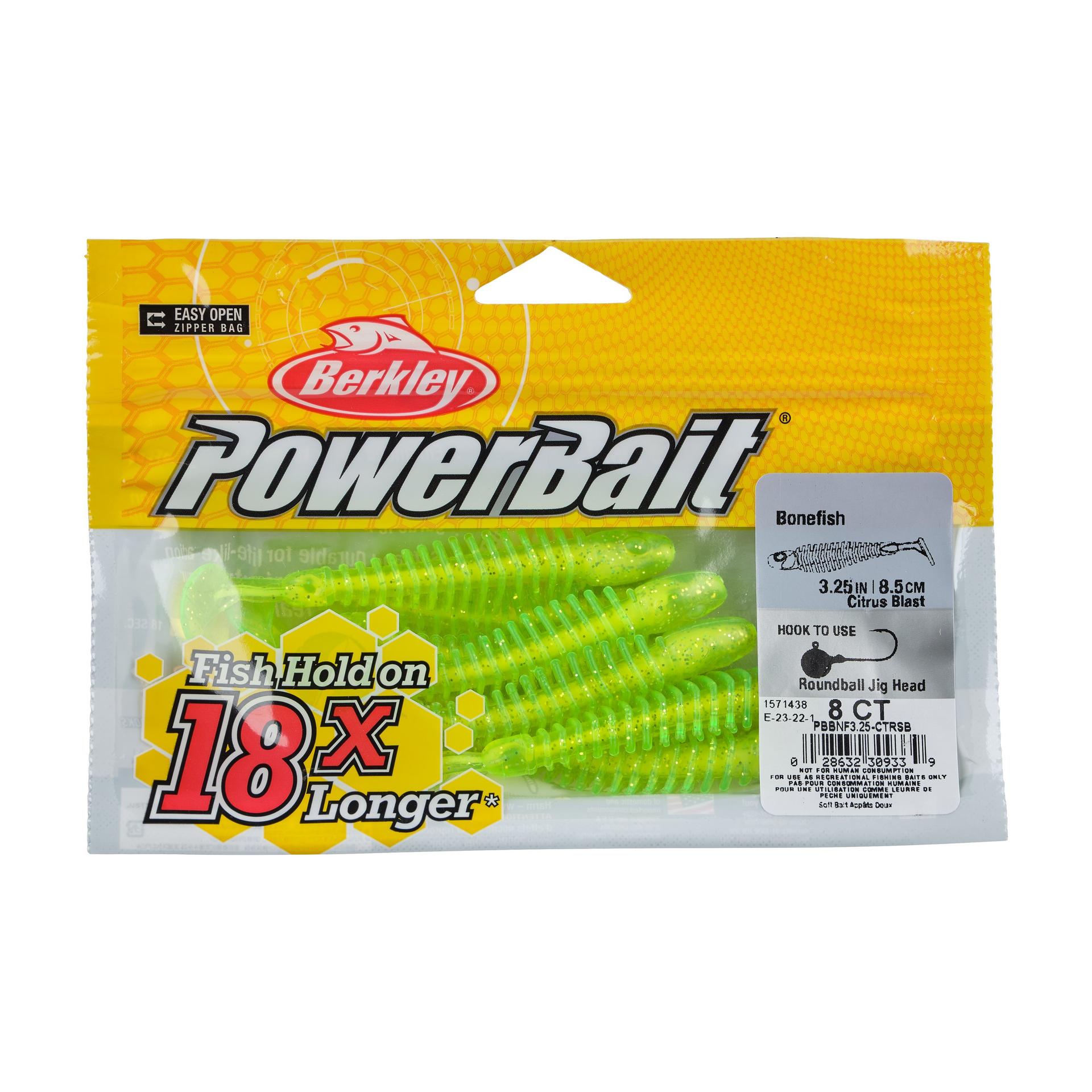 Berkley PowerBaitBonefish 3.25 CitrusBlast PKG | Berkley Fishing