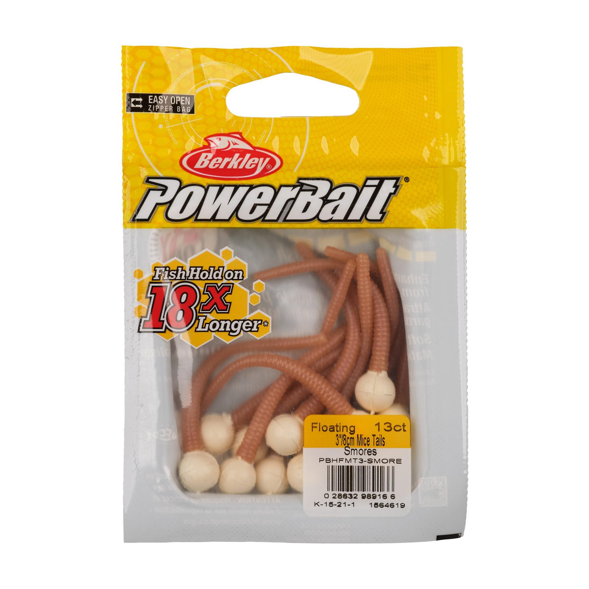 Berkley PowerBaitFloatingMiceTails Smores PKG | Berkley Fishing