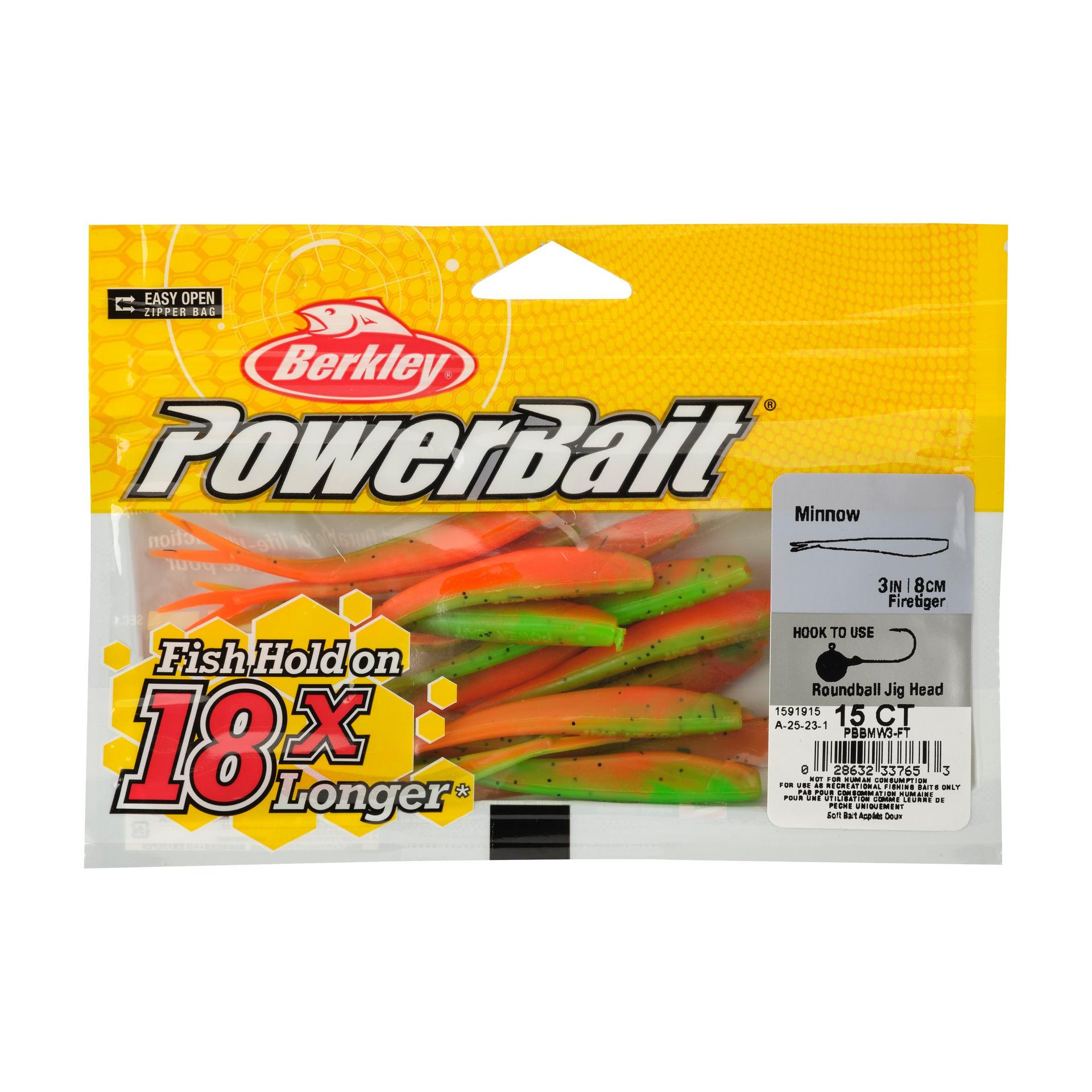 Berkley PowerBaitMinnow Firetiger 4in PKG | Berkley Fishing