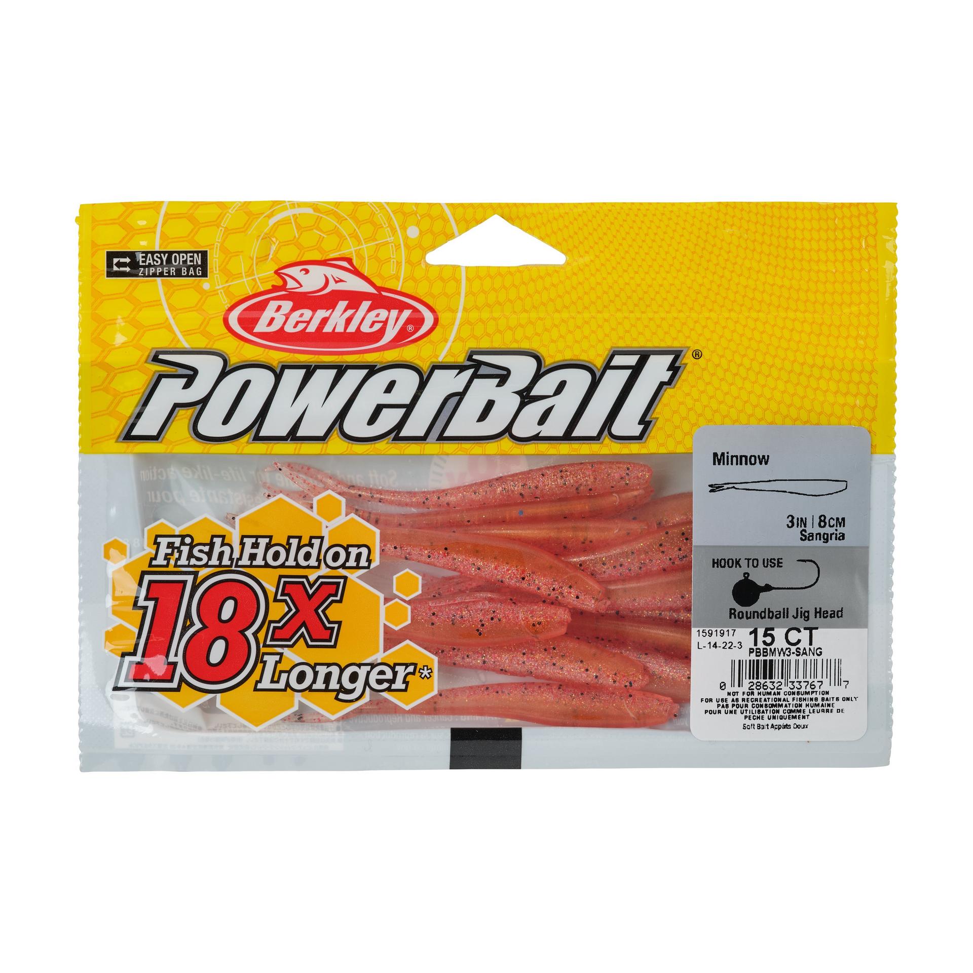 Berkley PowerBaitMinnow Sangria 3in PKG | Berkley Fishing