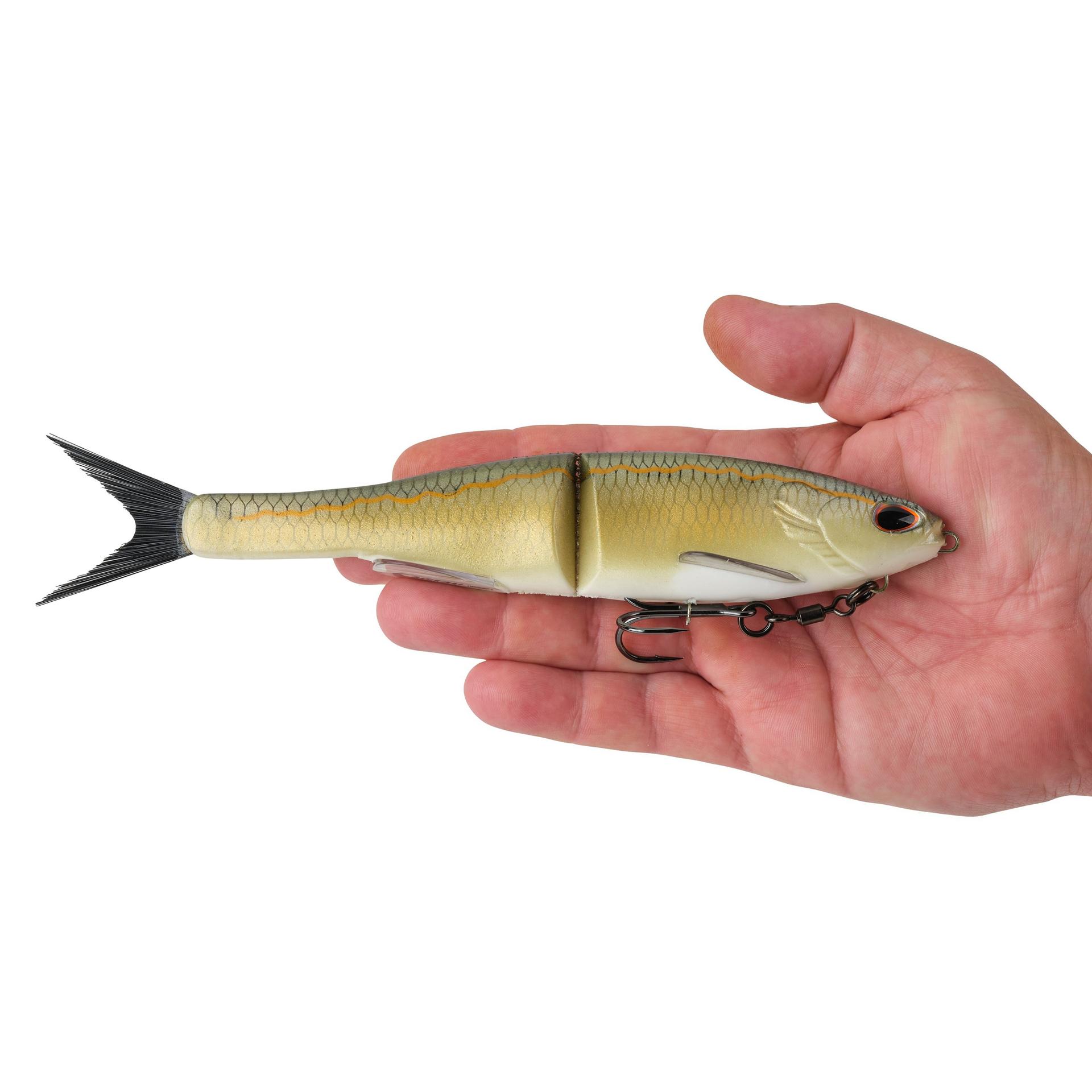 Berkley PowerBaitNessie GoldenShiner 9in HAND | Berkley Fishing