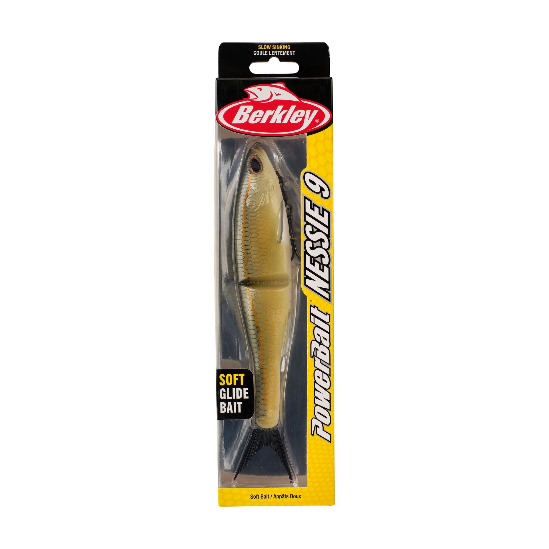 Berkley PowerBaitNessie GoldenShiner 9in PKG | Berkley Fishing