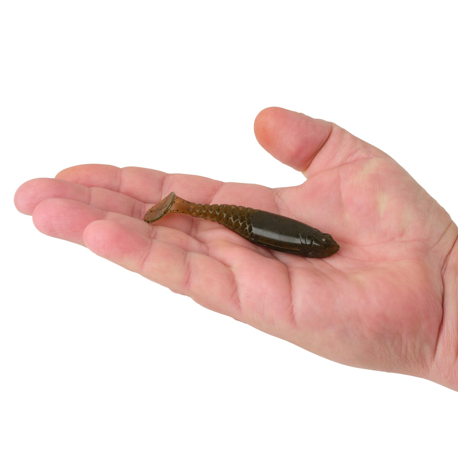 Berkley PowerBaitPaddlinPowerStinger GreenPumpkin 3.5in HAND | Berkley Fishing