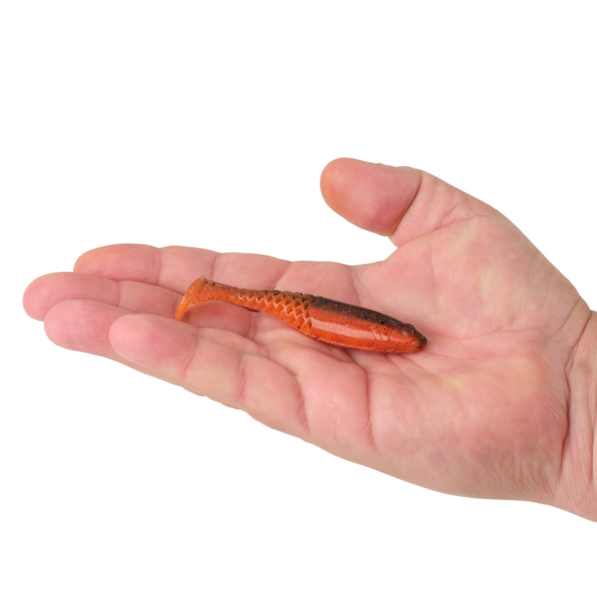 Berkley PowerBaitPaddlinPowerStinger WatermelonCopperOrangewRed 3.5in HAND | Berkley Fishing