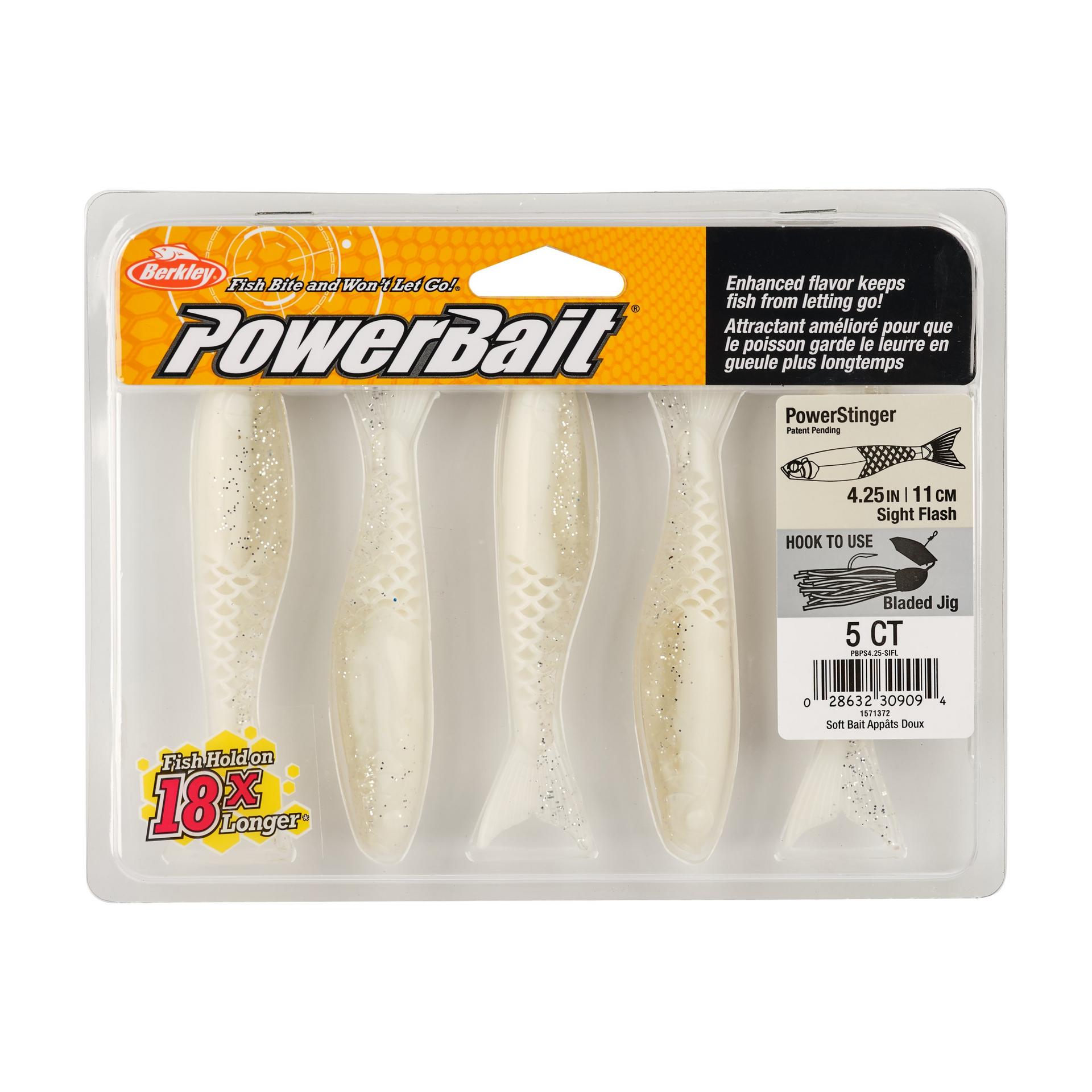 Berkley PowerBaitPowerStinger 4.25 SightFlash PKG | Berkley Fishing