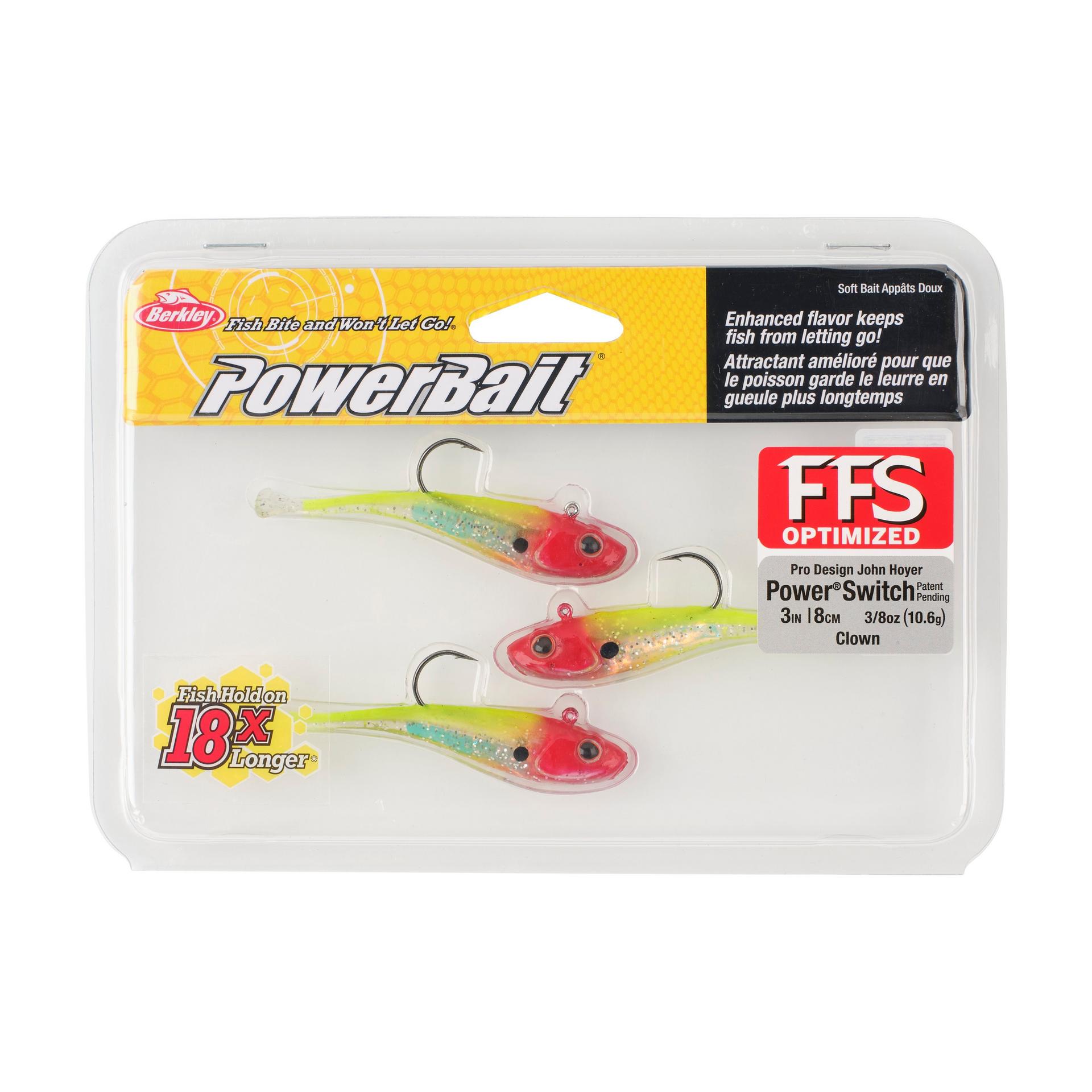 Berkley PowerBaitPowerSwitch Clown 3in PKG | Berkley Fishing