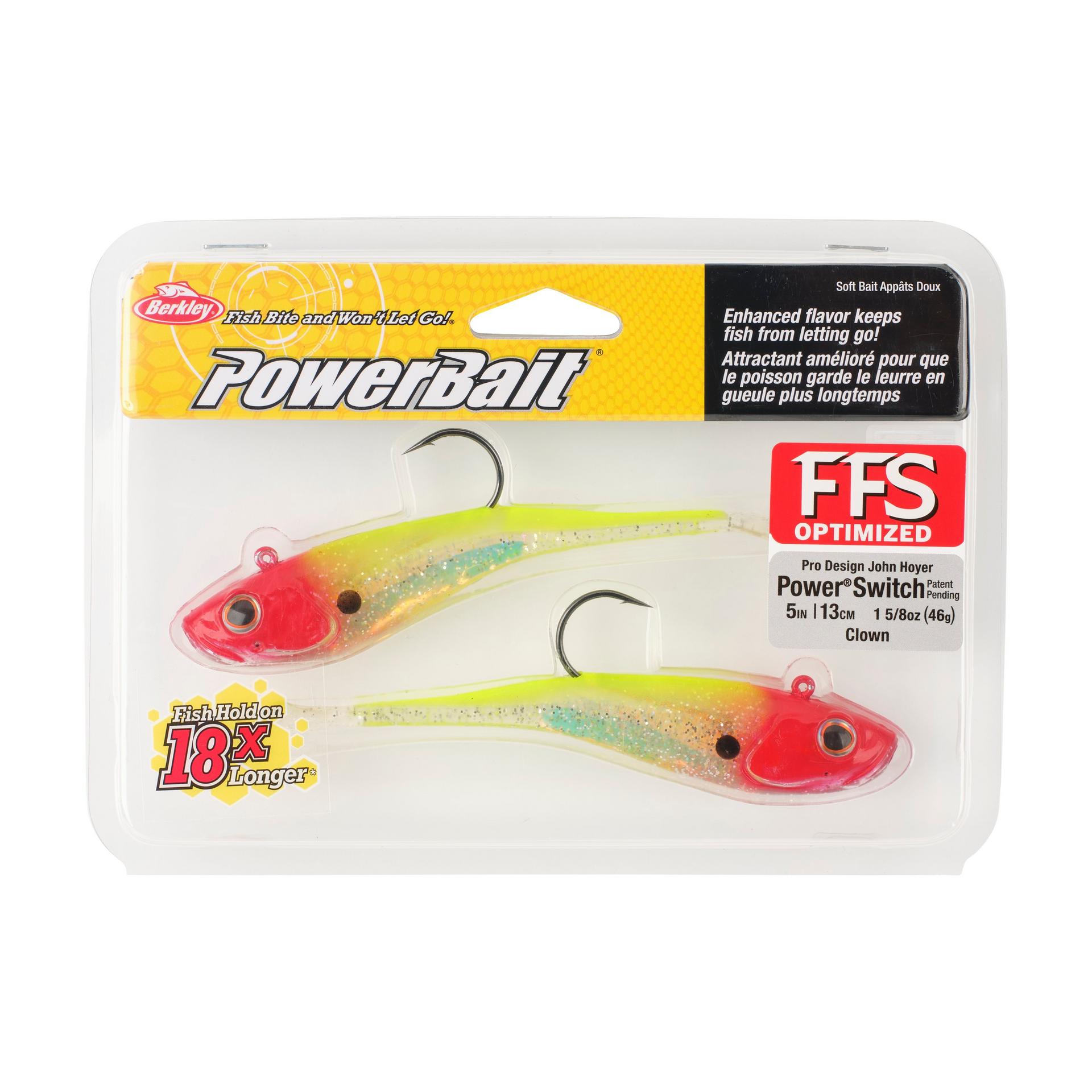 Berkley PowerBaitPowerSwitch Clown 5in PKG | Berkley Fishing