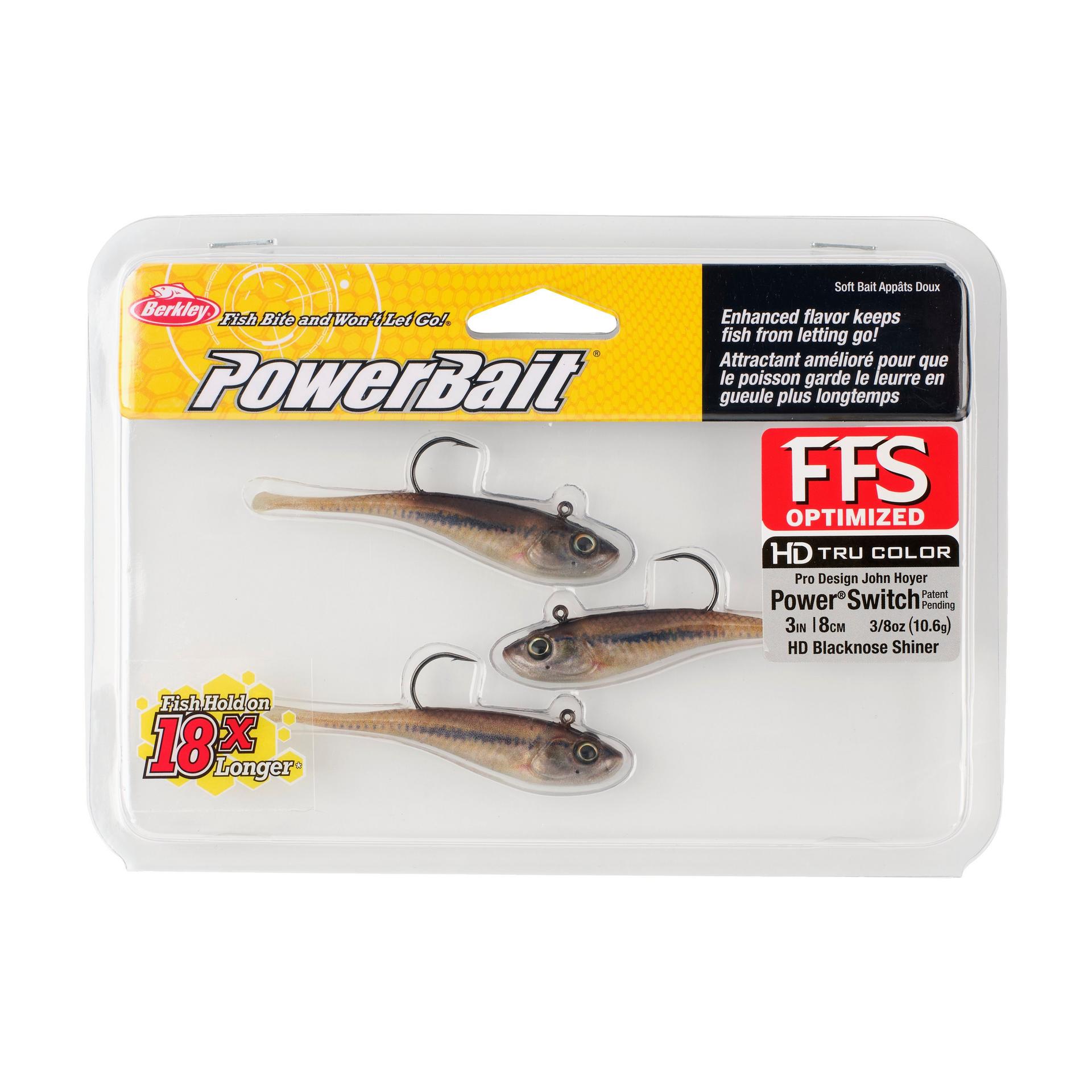 Berkley PowerBaitPowerSwitch HDBlacknoseShiner 3in PKG | Berkley Fishing