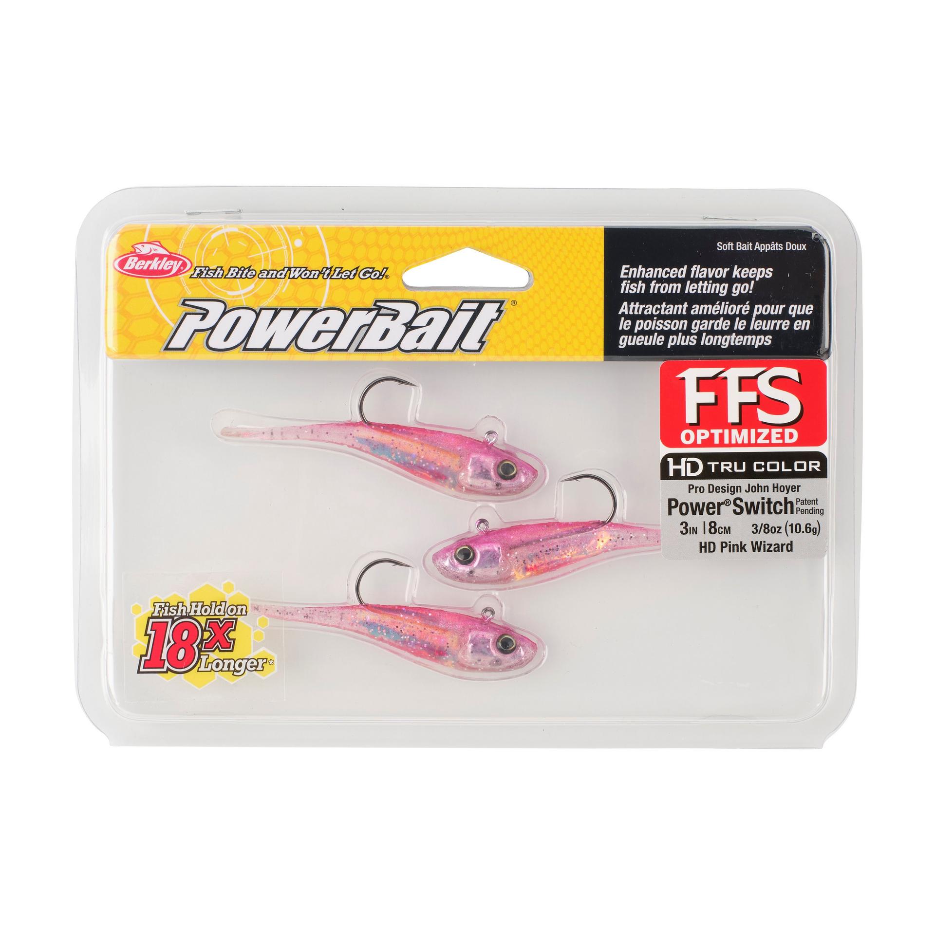 Berkley PowerBaitPowerSwitch HDPinkWizard 3in PKG | Berkley Fishing