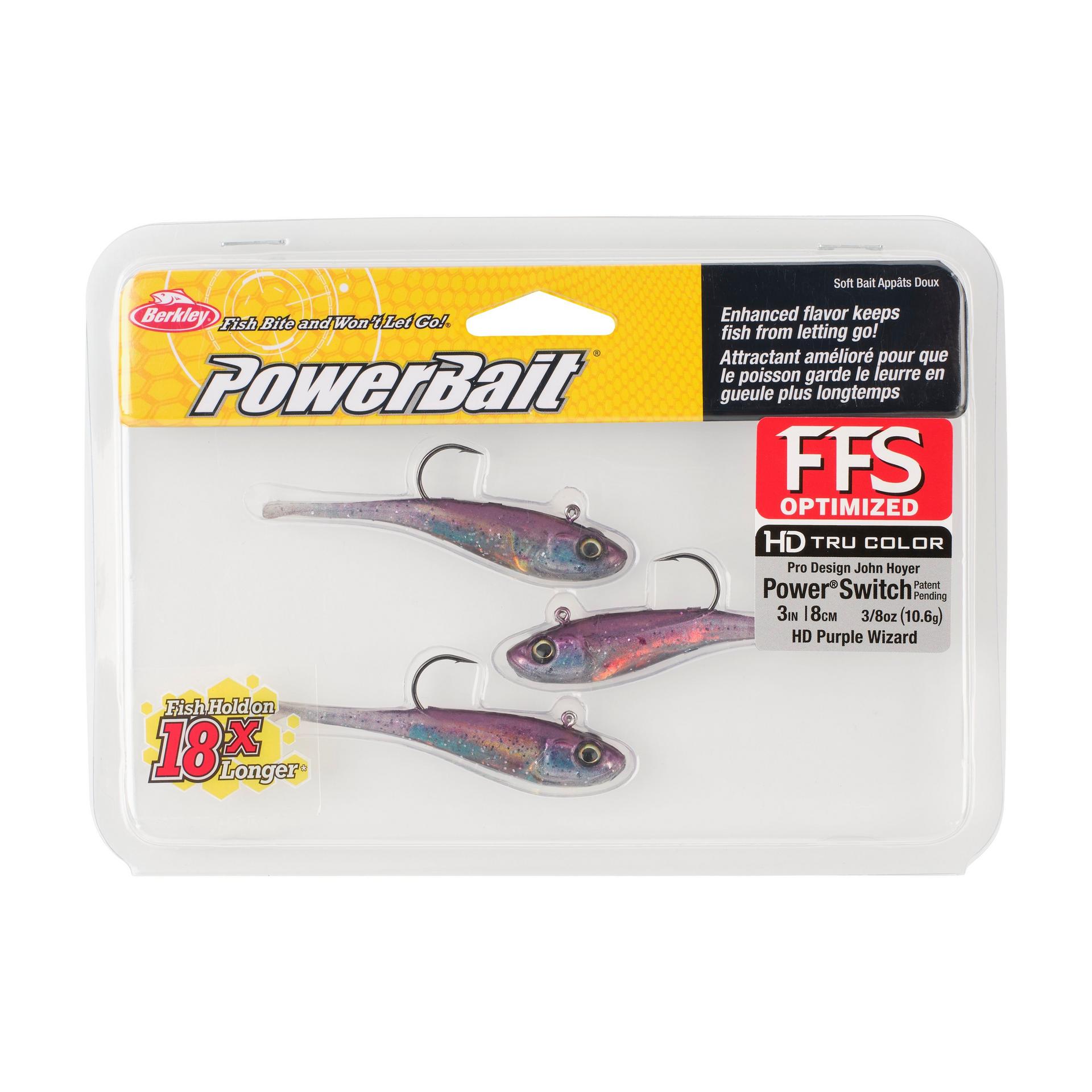 Berkley PowerBaitPowerSwitch HDPurpleWizard 3in PKG | Berkley Fishing