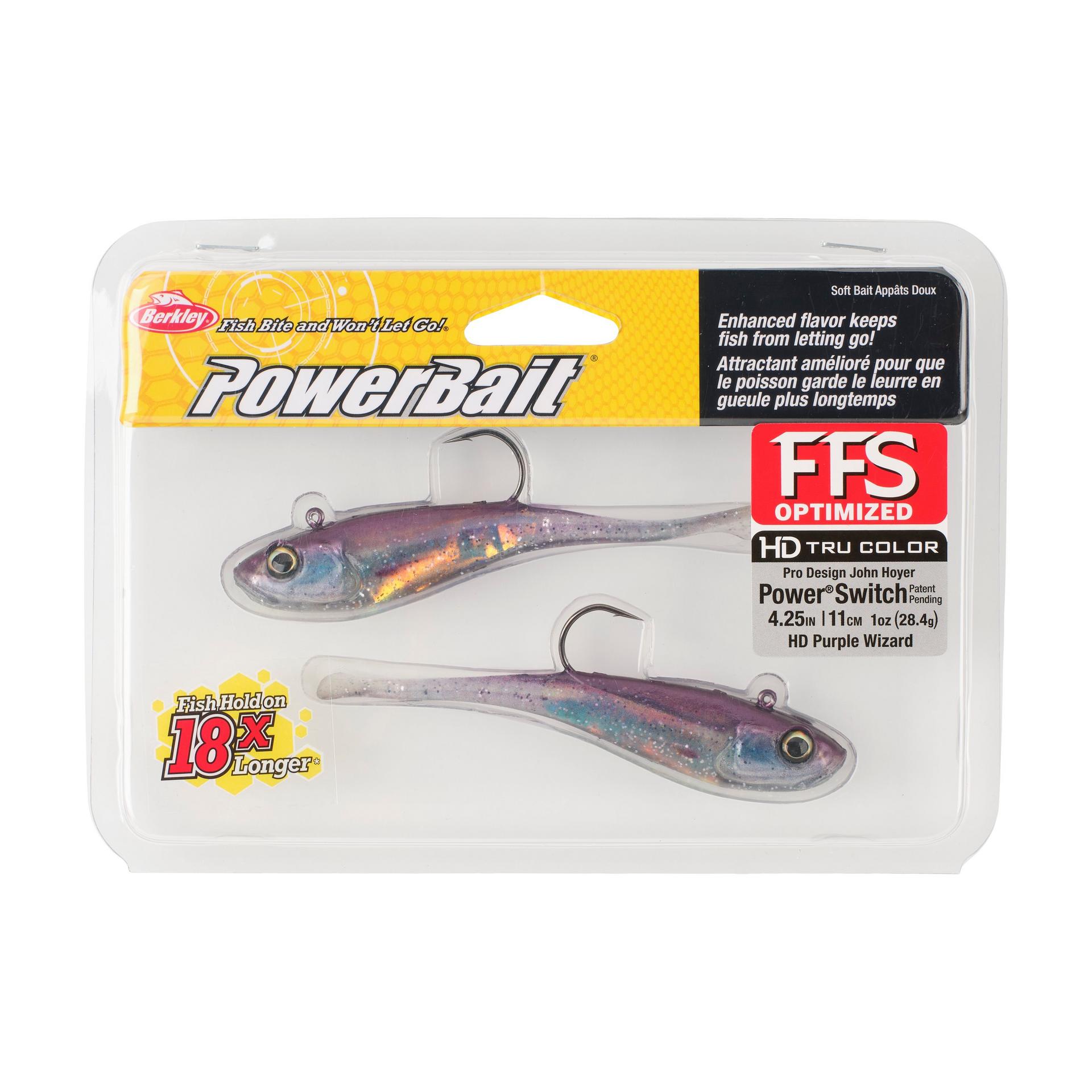 Berkley PowerBaitPowerSwitch HDPurpleWizard 4.25in PKG | Berkley Fishing