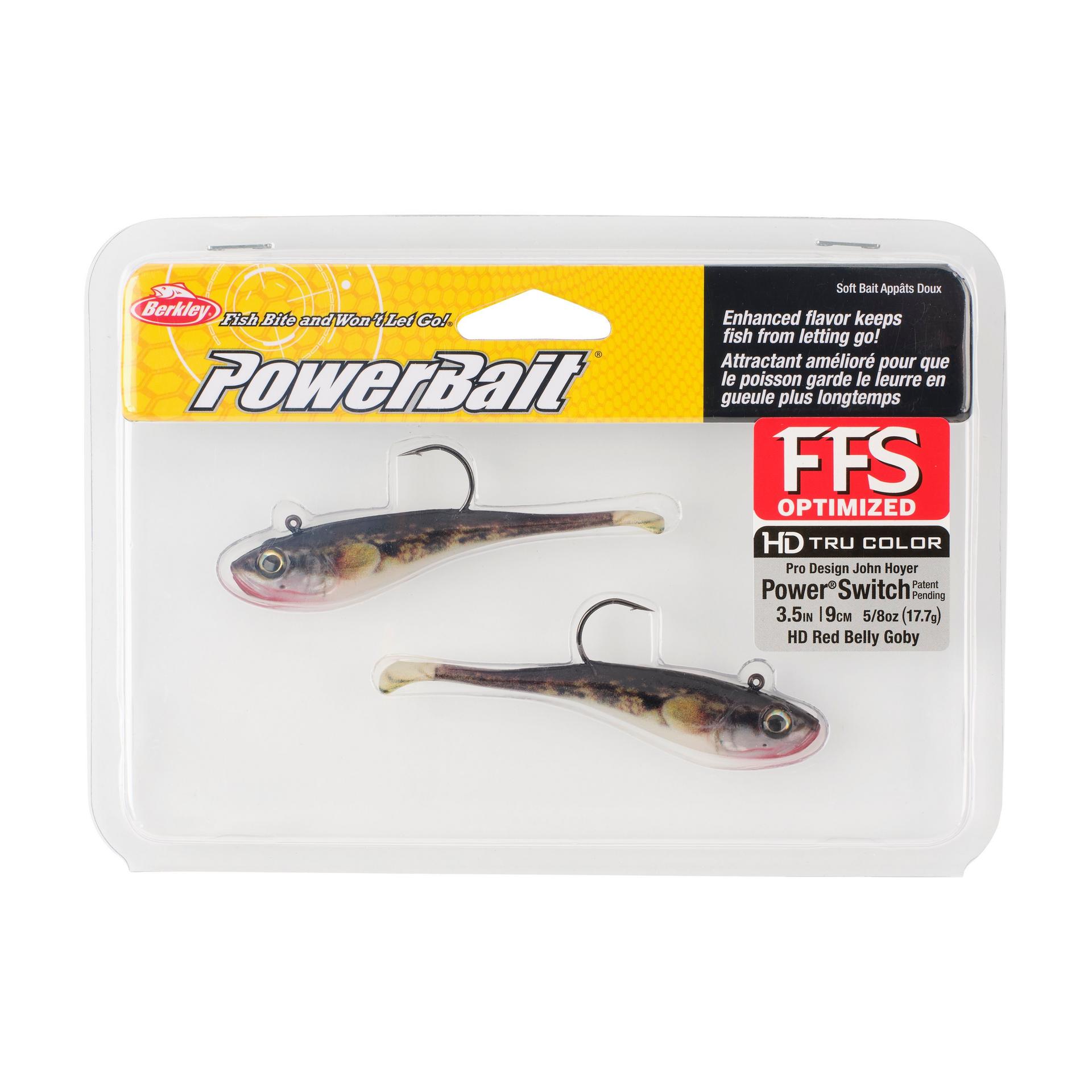 Berkley PowerBaitPowerSwitch HDRedBellyGoby 3.5in PKG | Berkley Fishing