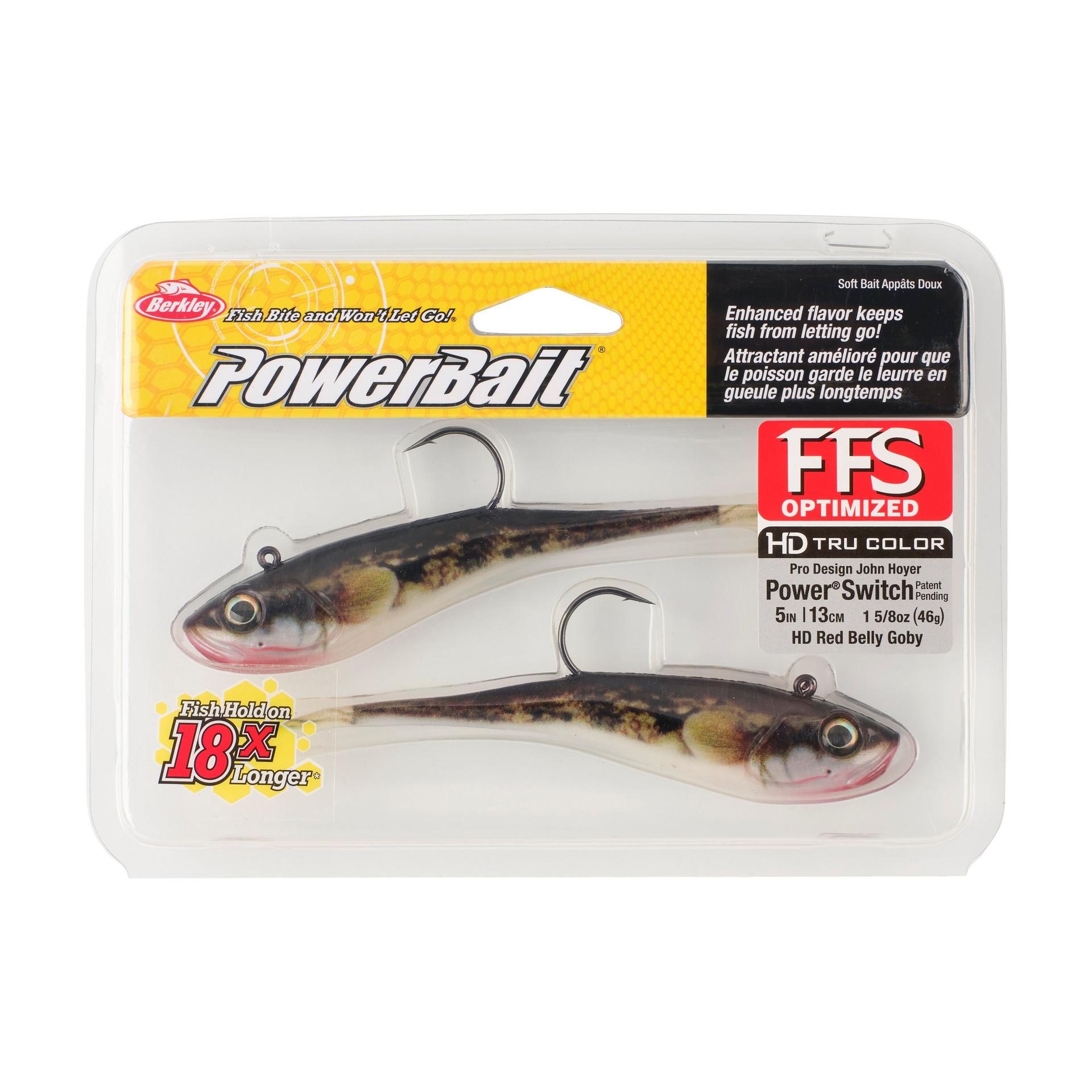 Berkley PowerBaitPowerSwitch HDRedBellyGoby 5in PKG | Berkley Fishing