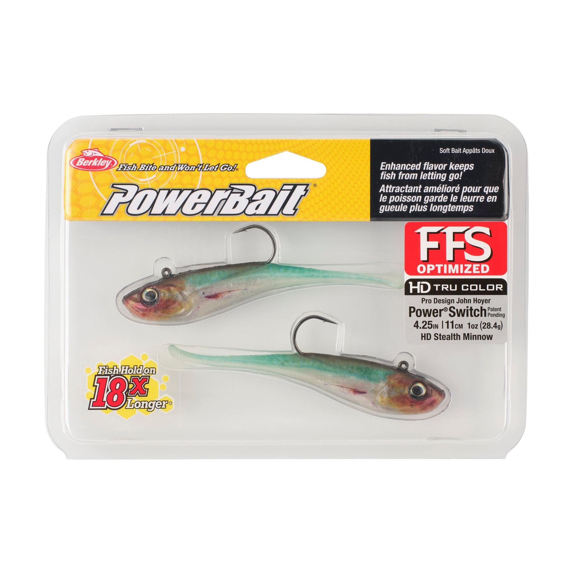 Berkley PowerBaitPowerSwitch HDStealthMinnow 4.25in PKG | Berkley Fishing