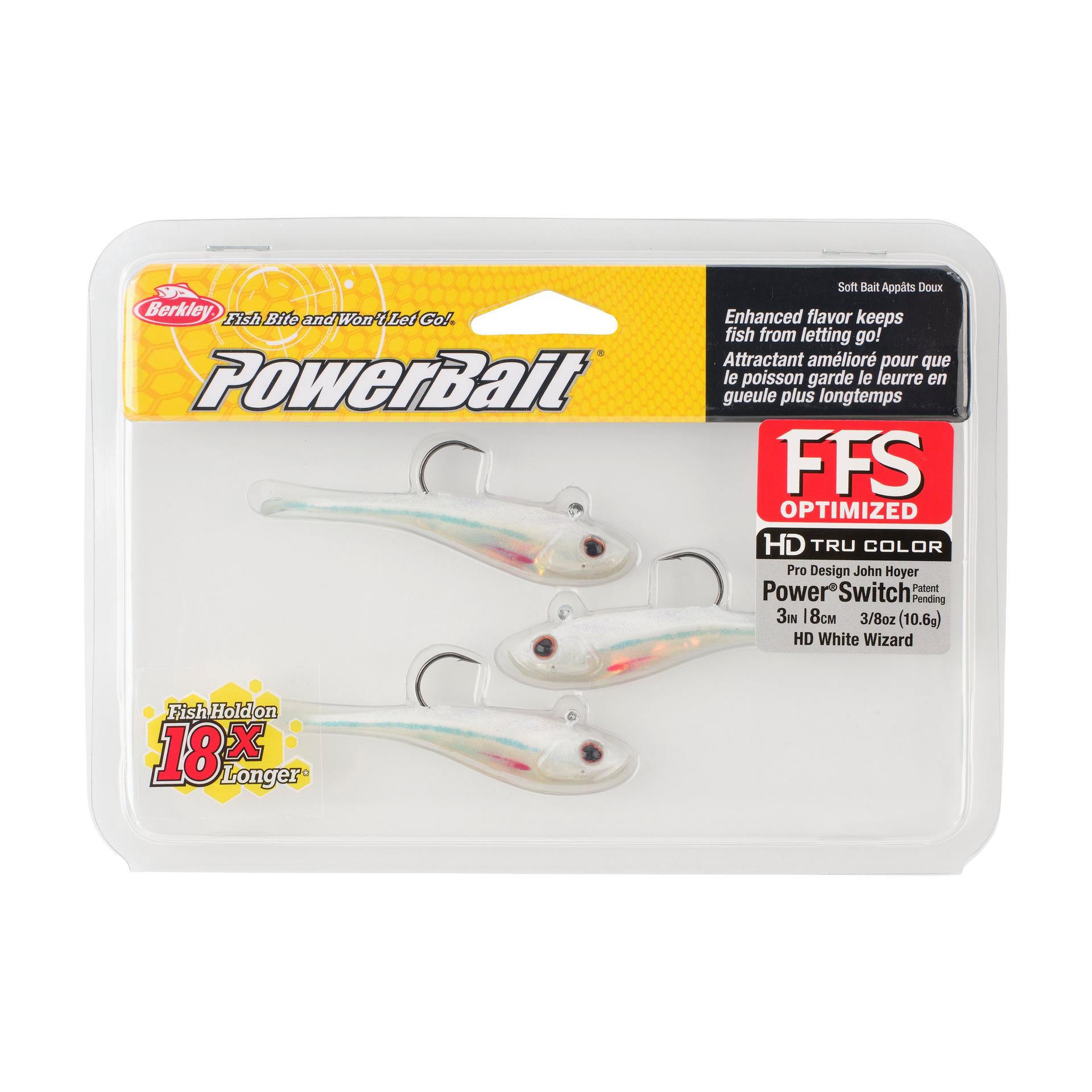 Berkley PowerBaitPowerSwitch HDWhiteWizard 3in PKG | Berkley Fishing