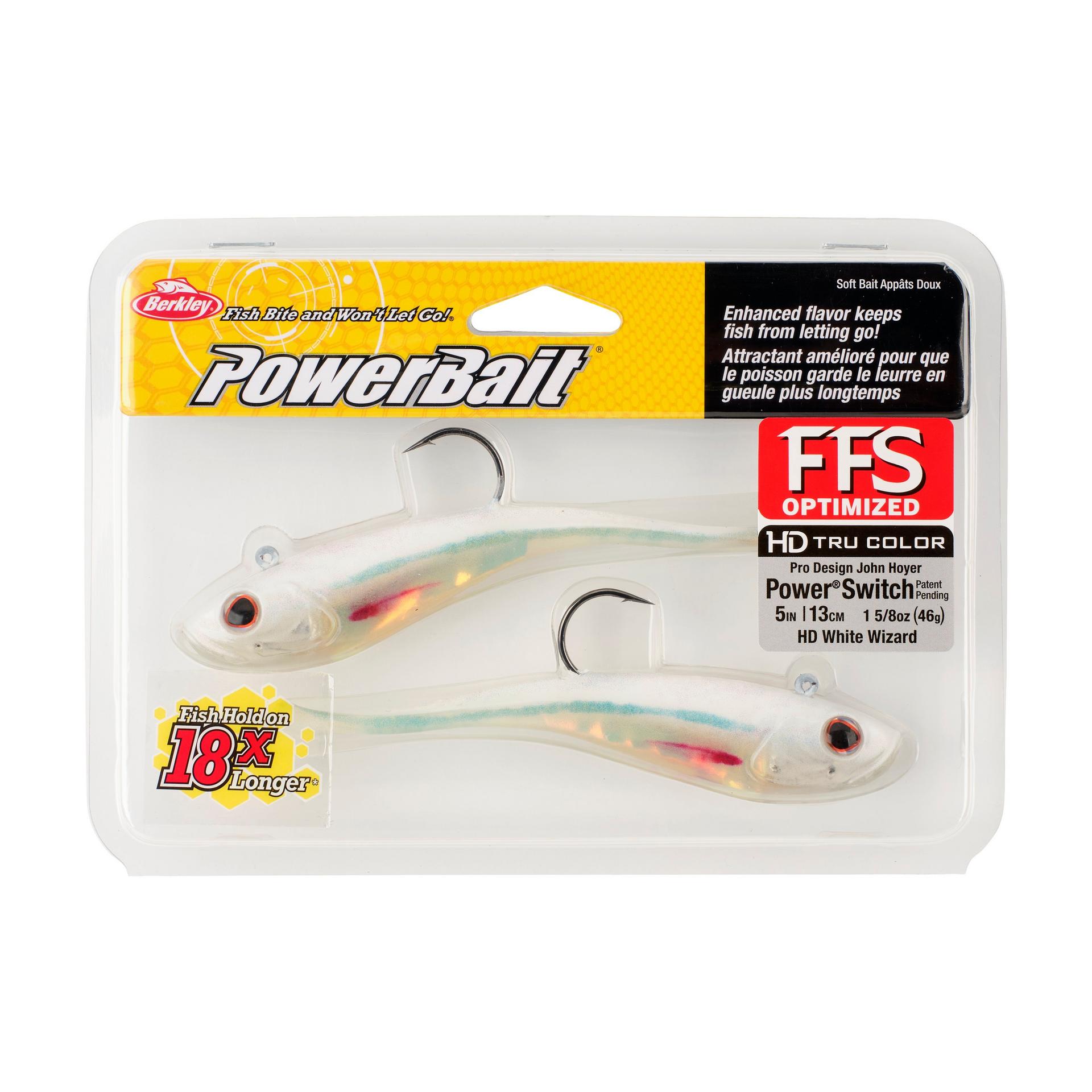 Berkley PowerBaitPowerSwitch HDWhiteWizard 5in PKG | Berkley Fishing