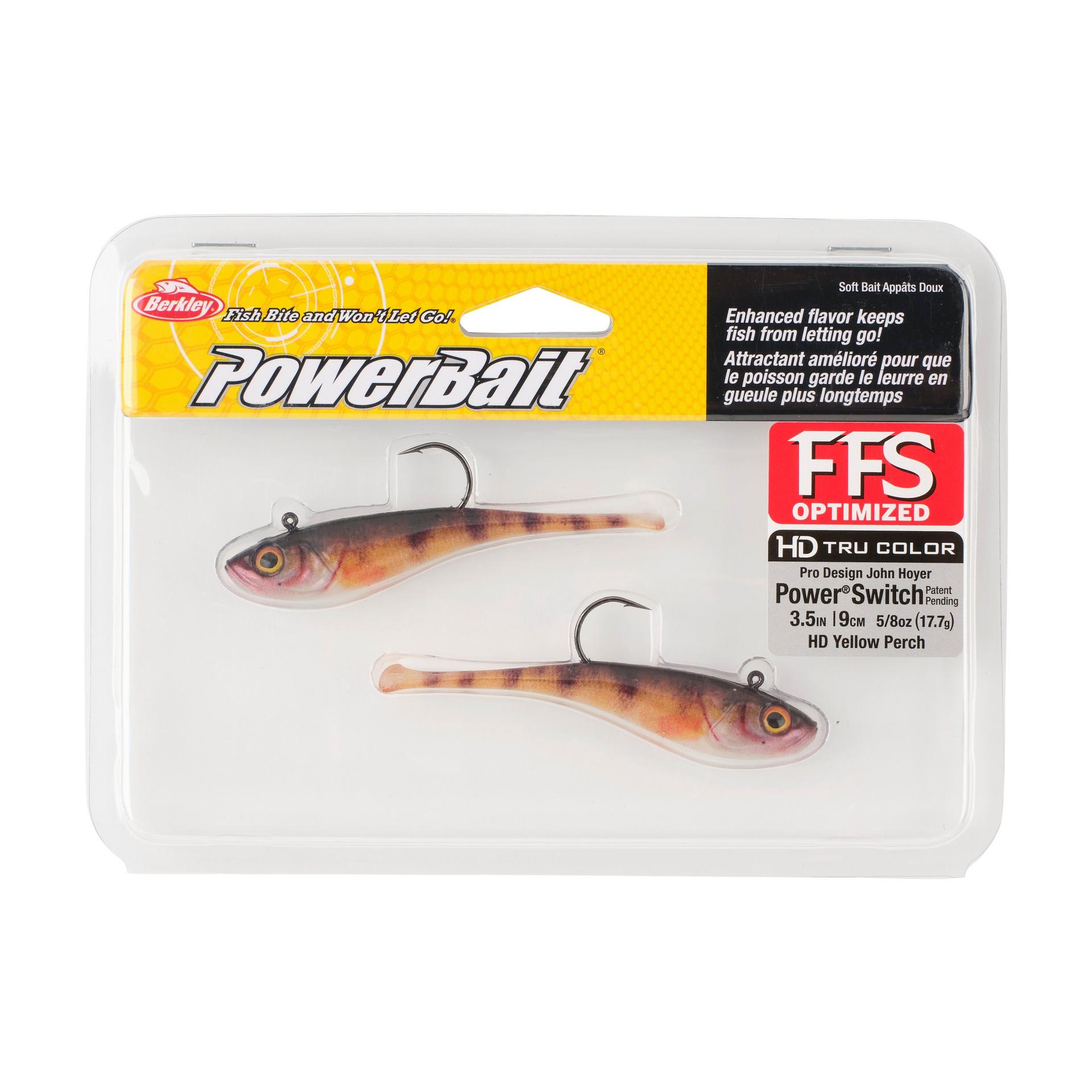 Berkley PowerBaitPowerSwitch HDYellowPerch 3.5in PKG | Berkley Fishing