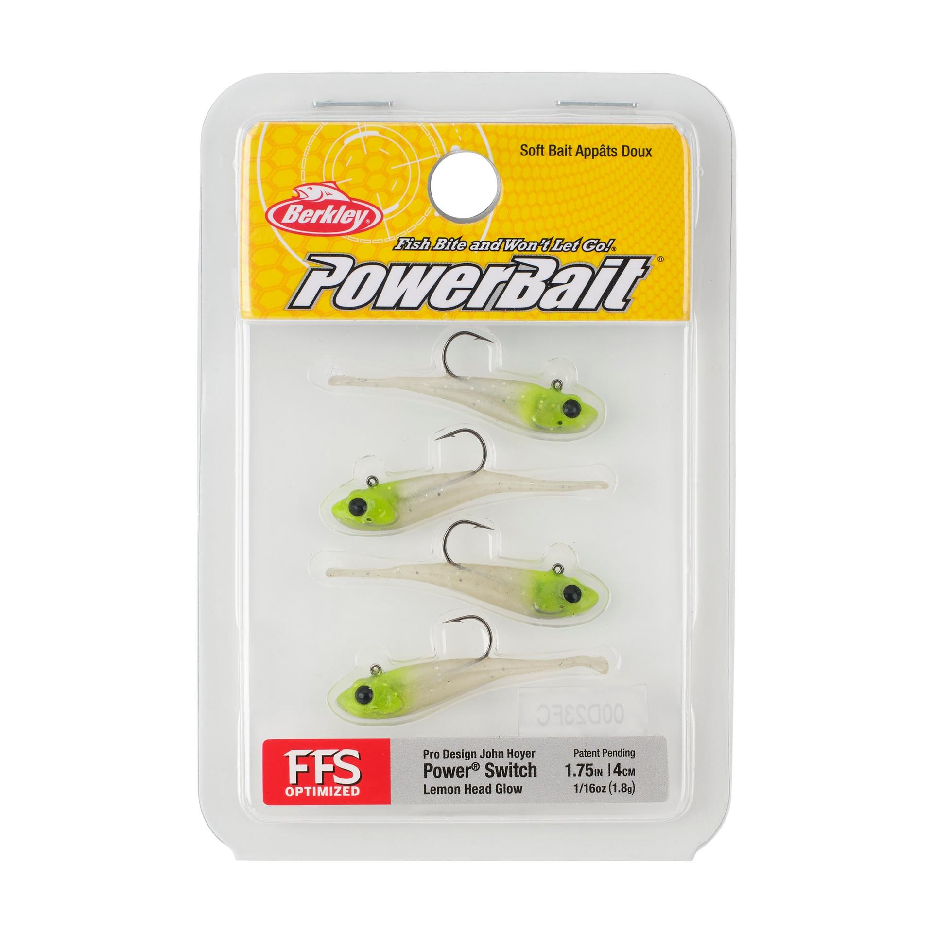 Berkley PowerBaitPowerSwitch LemonHeadGlow 1.75in PKG | Berkley Fishing