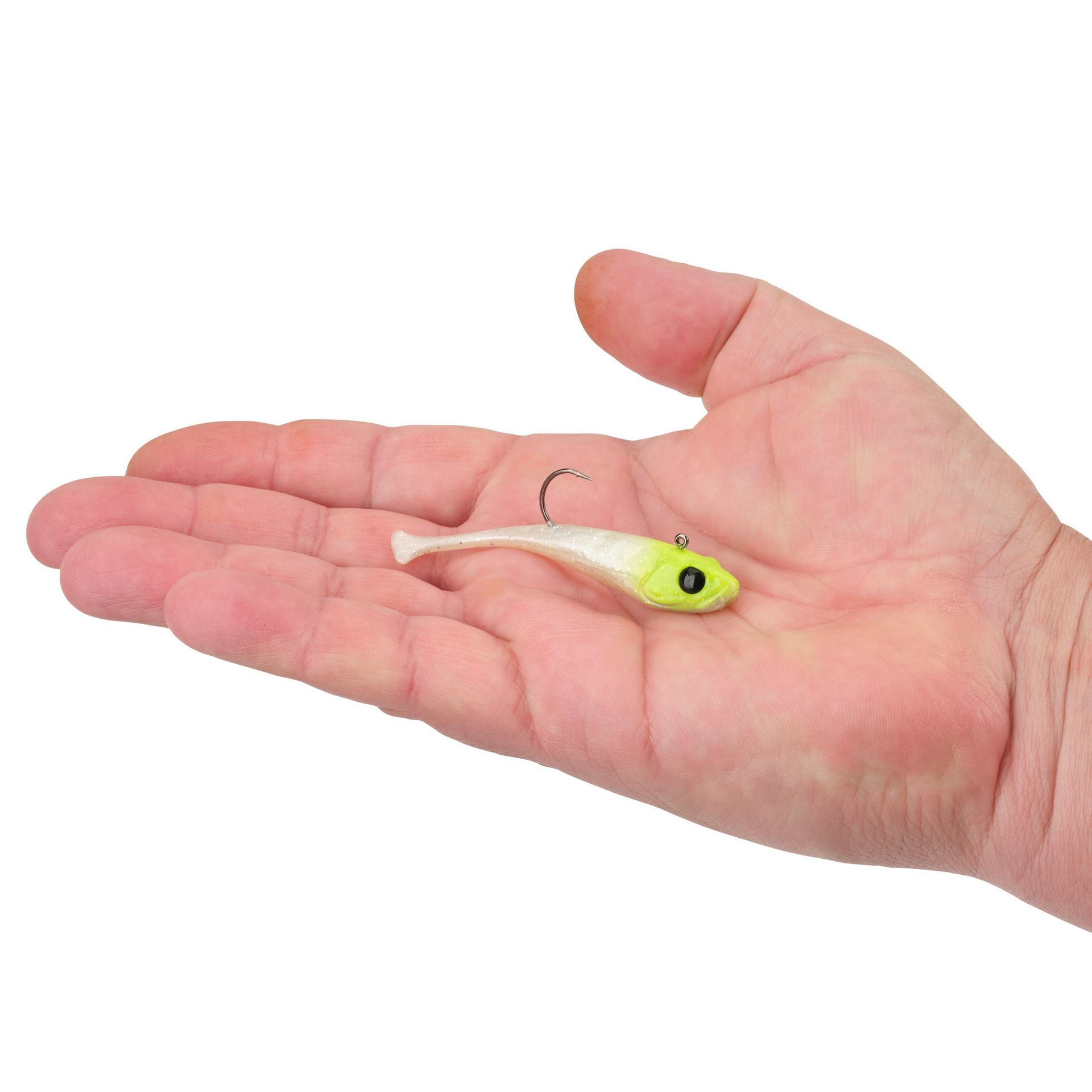 Berkley PowerBaitPowerSwitch LemonHeadGlow 3in HAND | Berkley Fishing