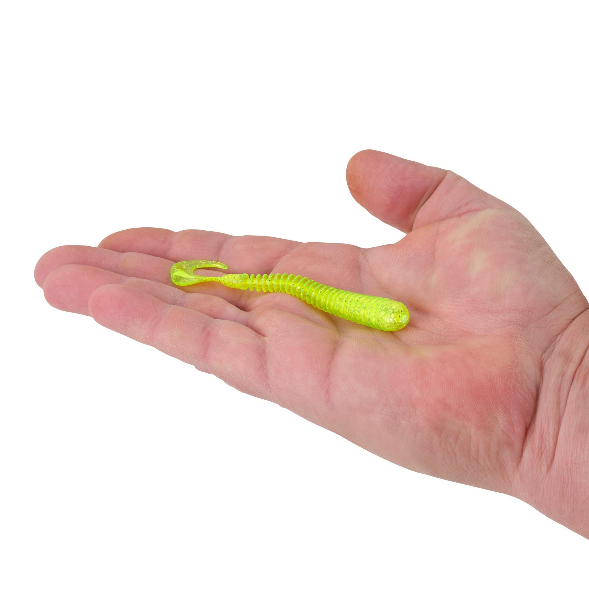 Berkley PowerBaitRibWorm CitrusBlast 4in HAND | Berkley Fishing