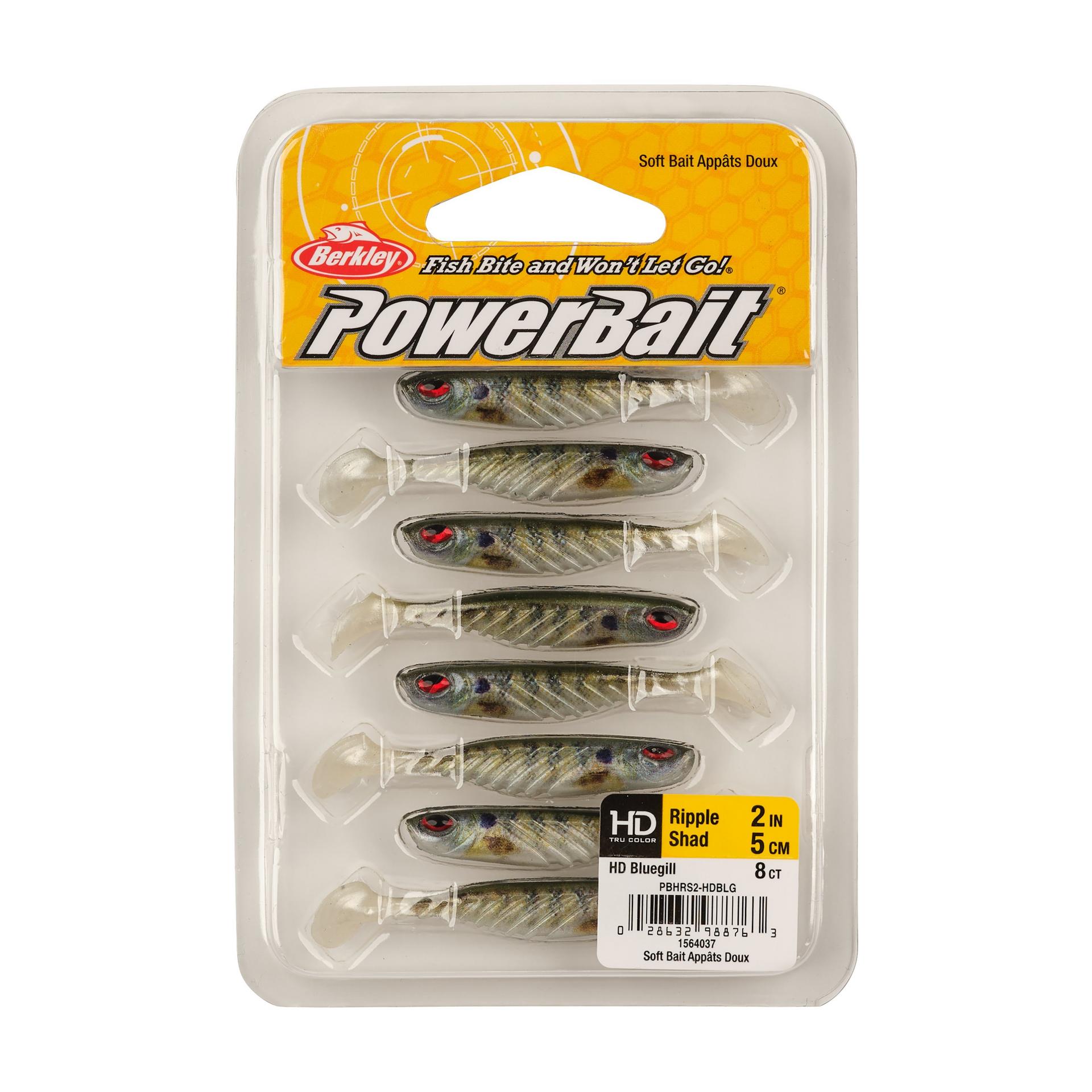 Berkley PowerBaitRippleShad 2in HDBluegill PKG | Berkley Fishing